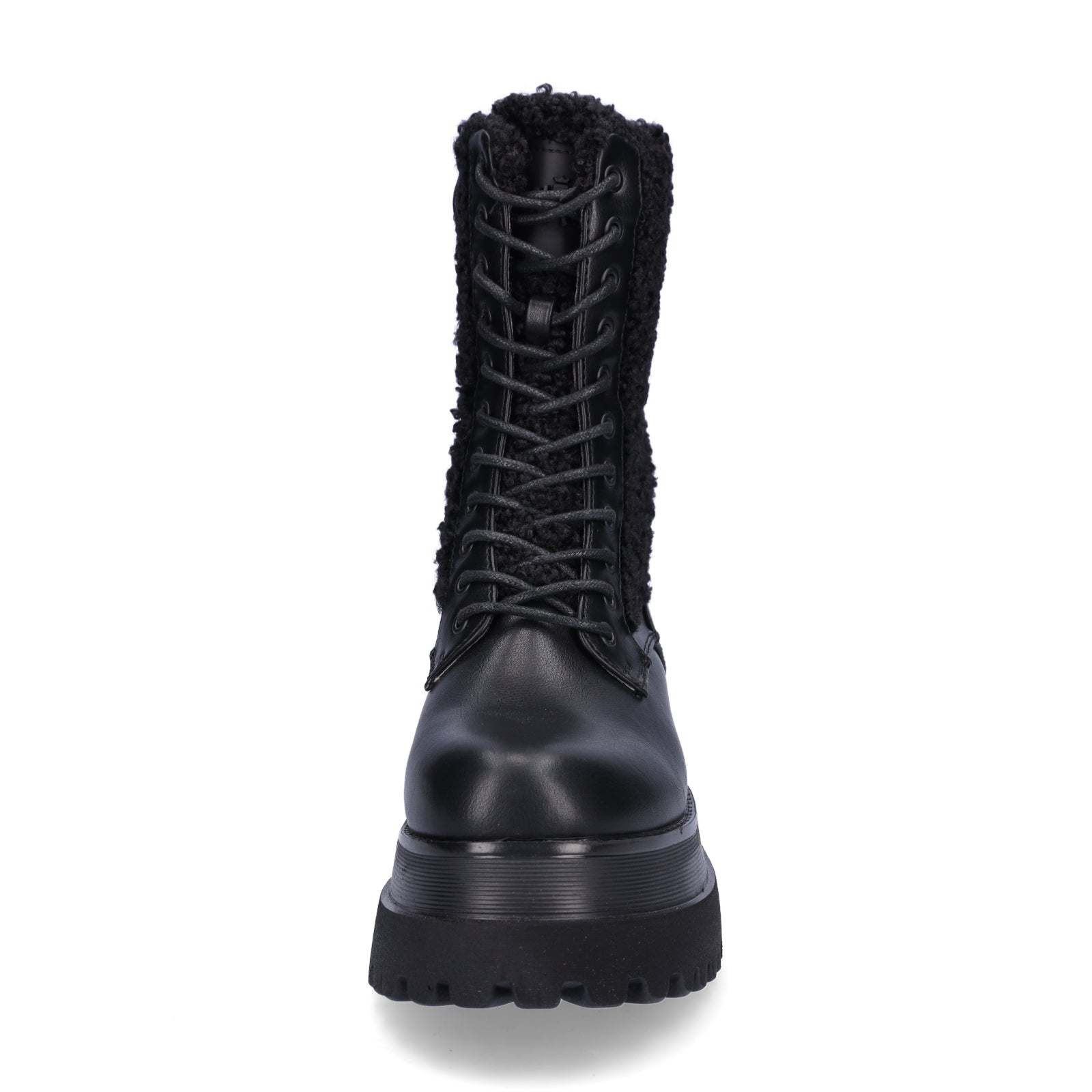 Replay Damen Schnürboot Any Fur schwarz