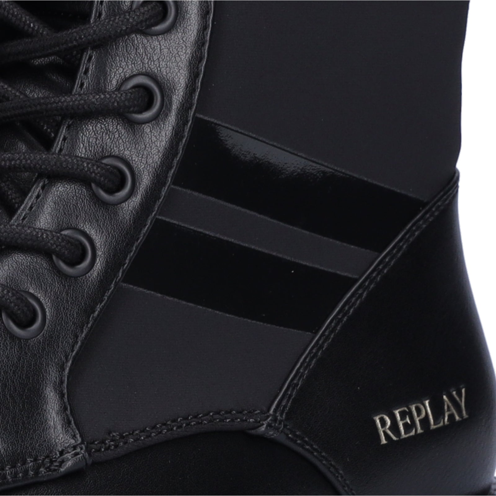 Replay Women's Lace-up Boot Any Sway Black