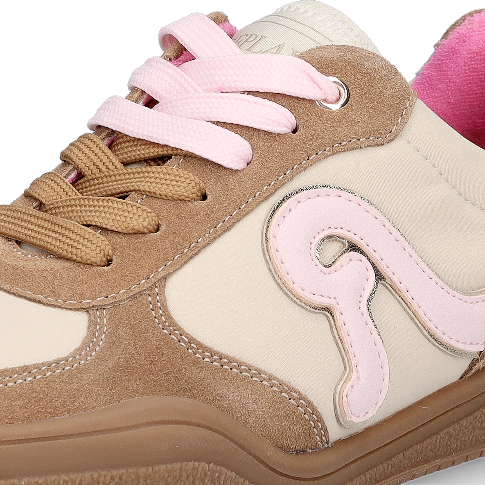 Replay women's sneakers beige brown