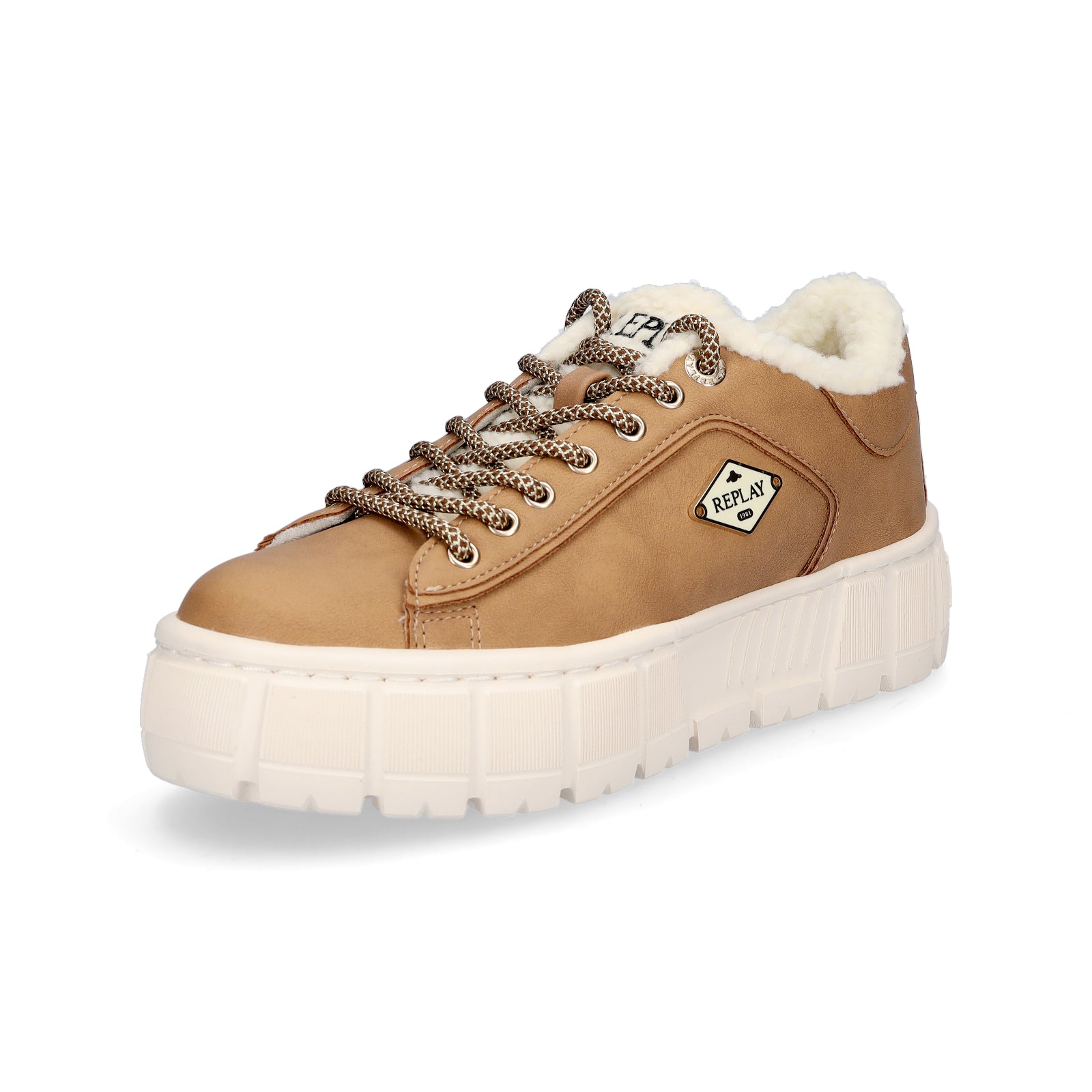 Replay women's sneakers Paulette Warm beige