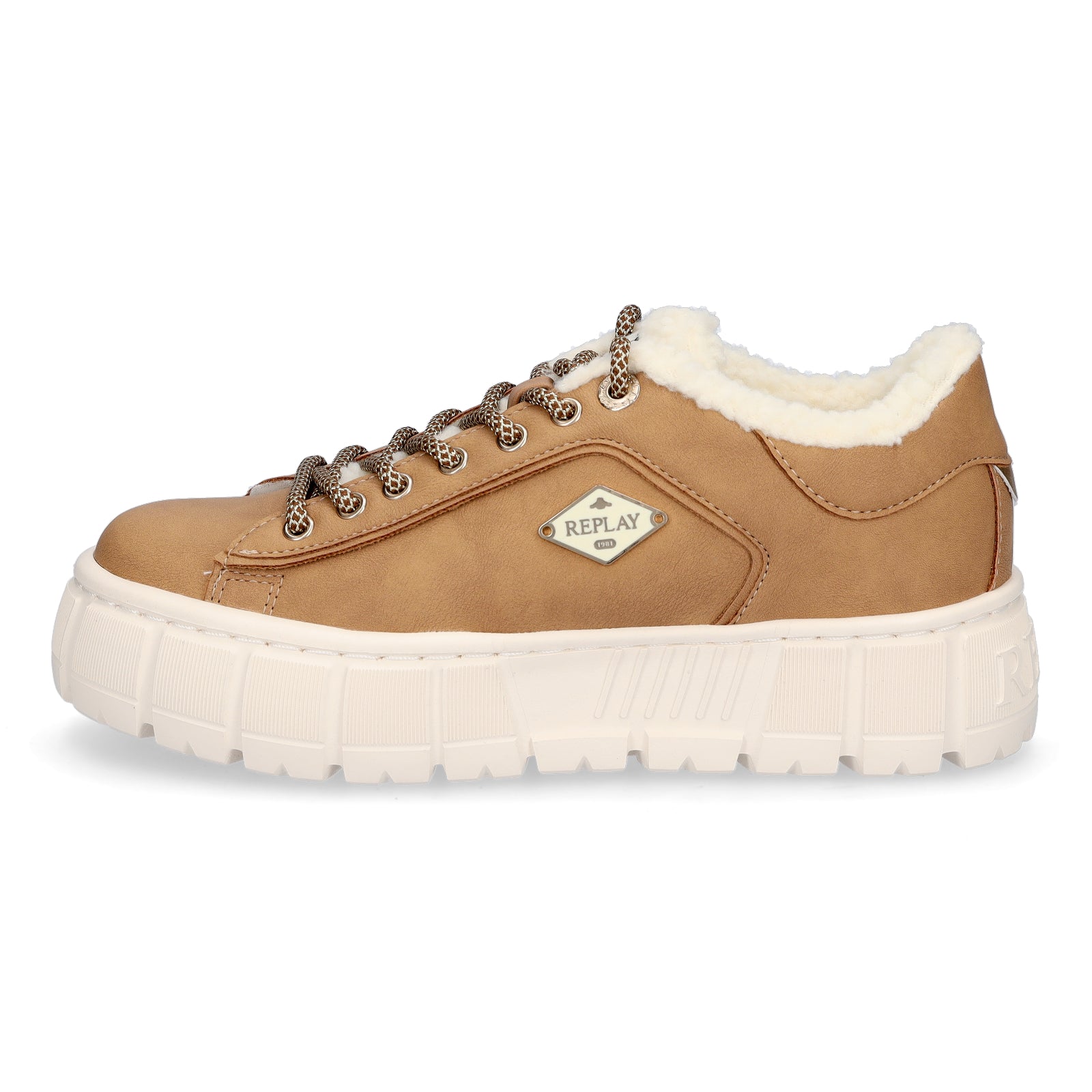 Replay women's sneakers Paulette Warm beige