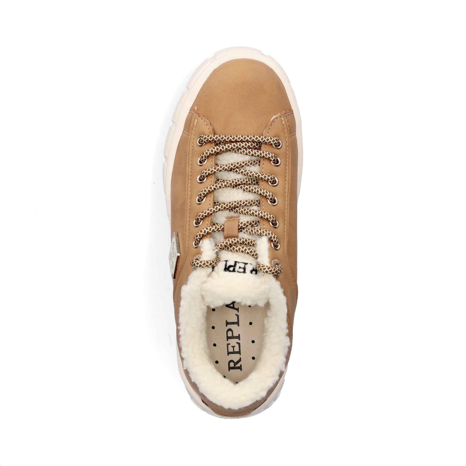 Replay Damen Sneaker Paulette Warm beige