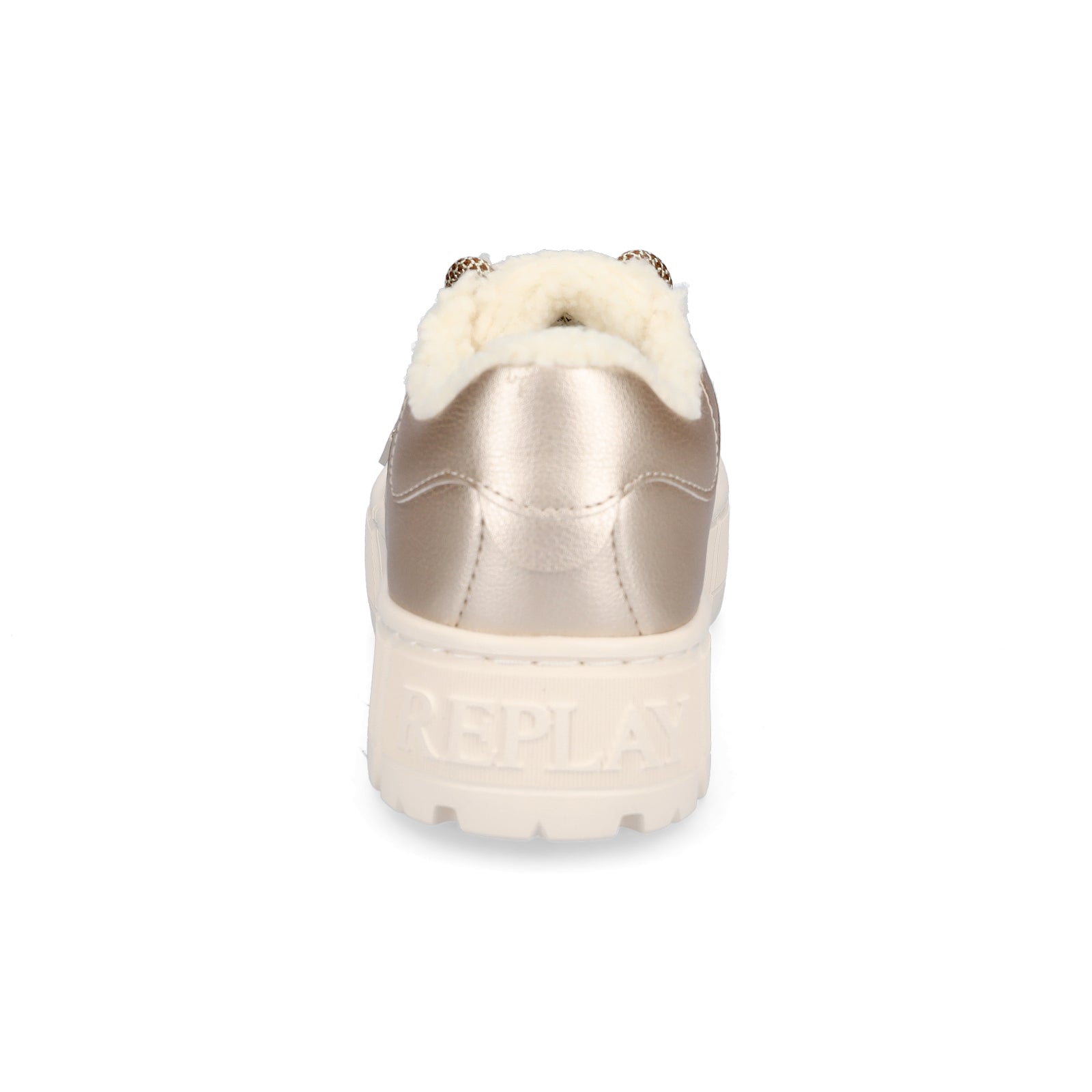 Replay women's sneakers Paulette Metal platinum