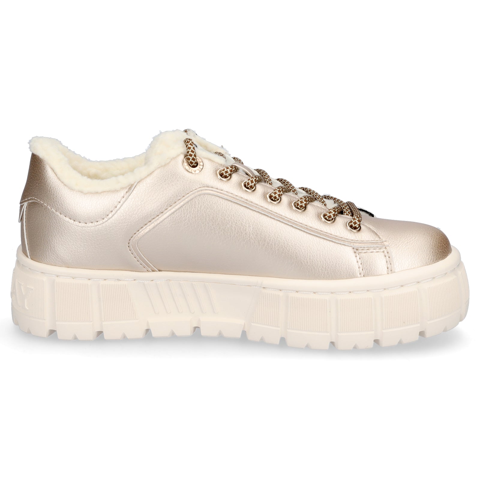 Replay women's sneakers Paulette Metal platinum