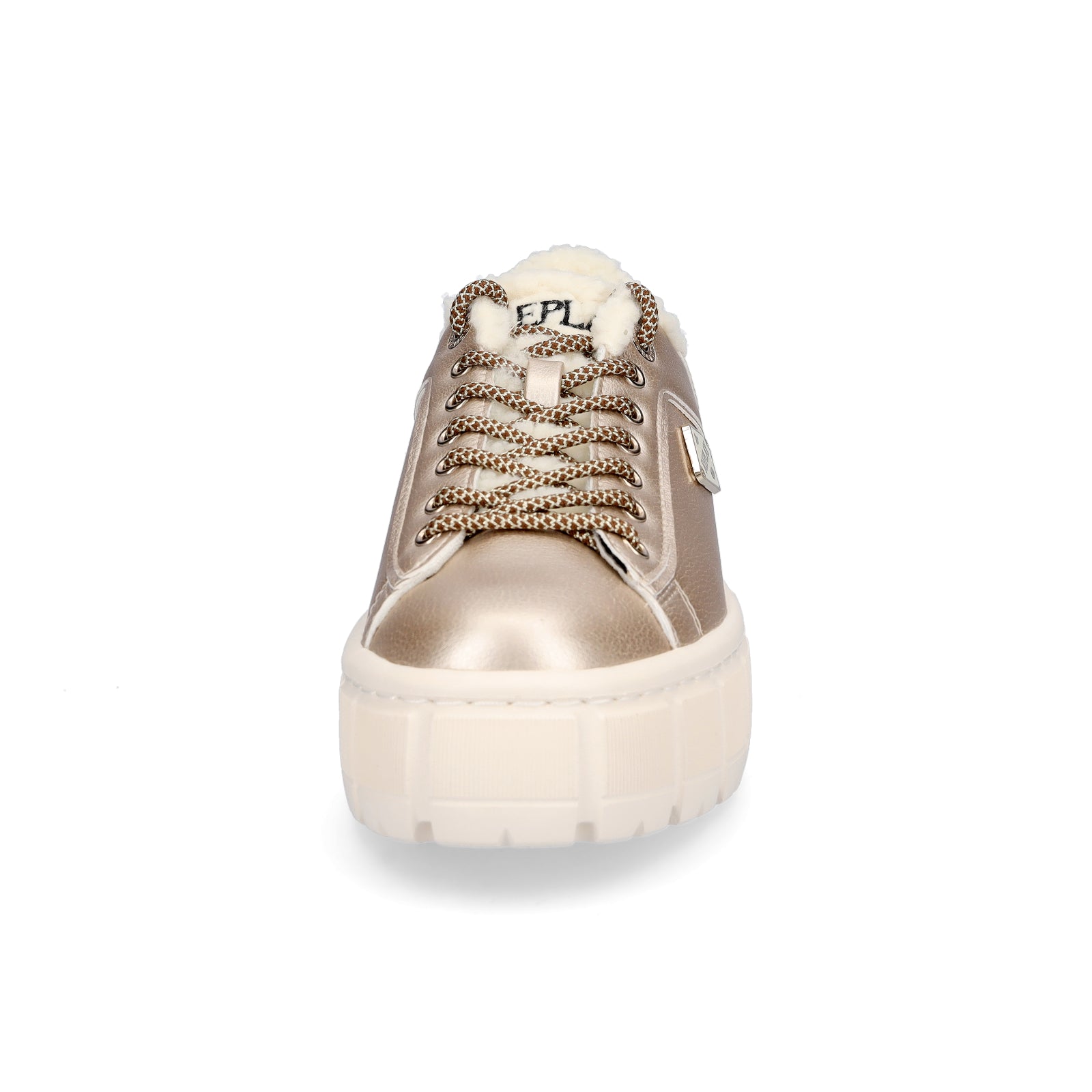 Replay women's sneakers Paulette Metal platinum