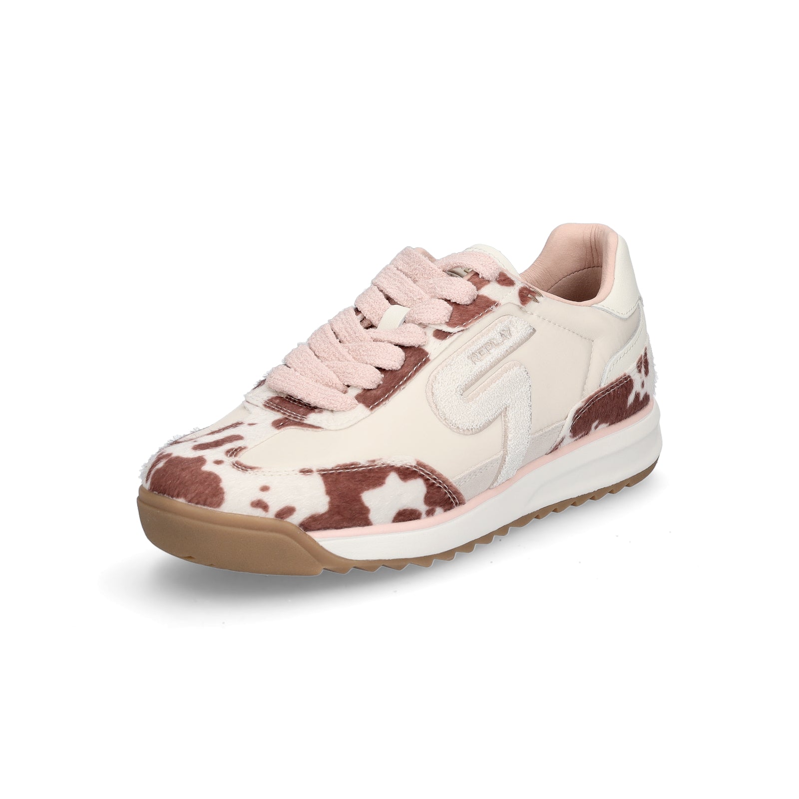 Replay Damen Sneaker weiß braun