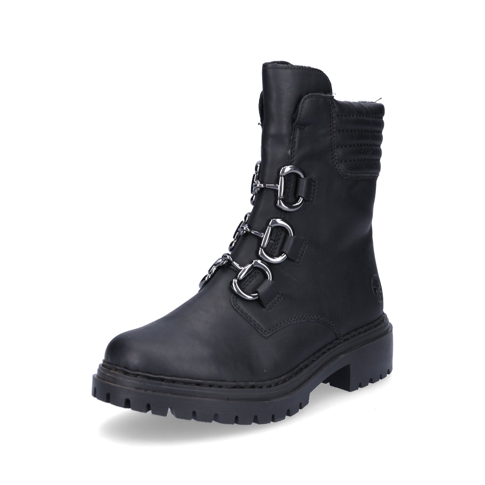 Rieker Damen Boot schwarz