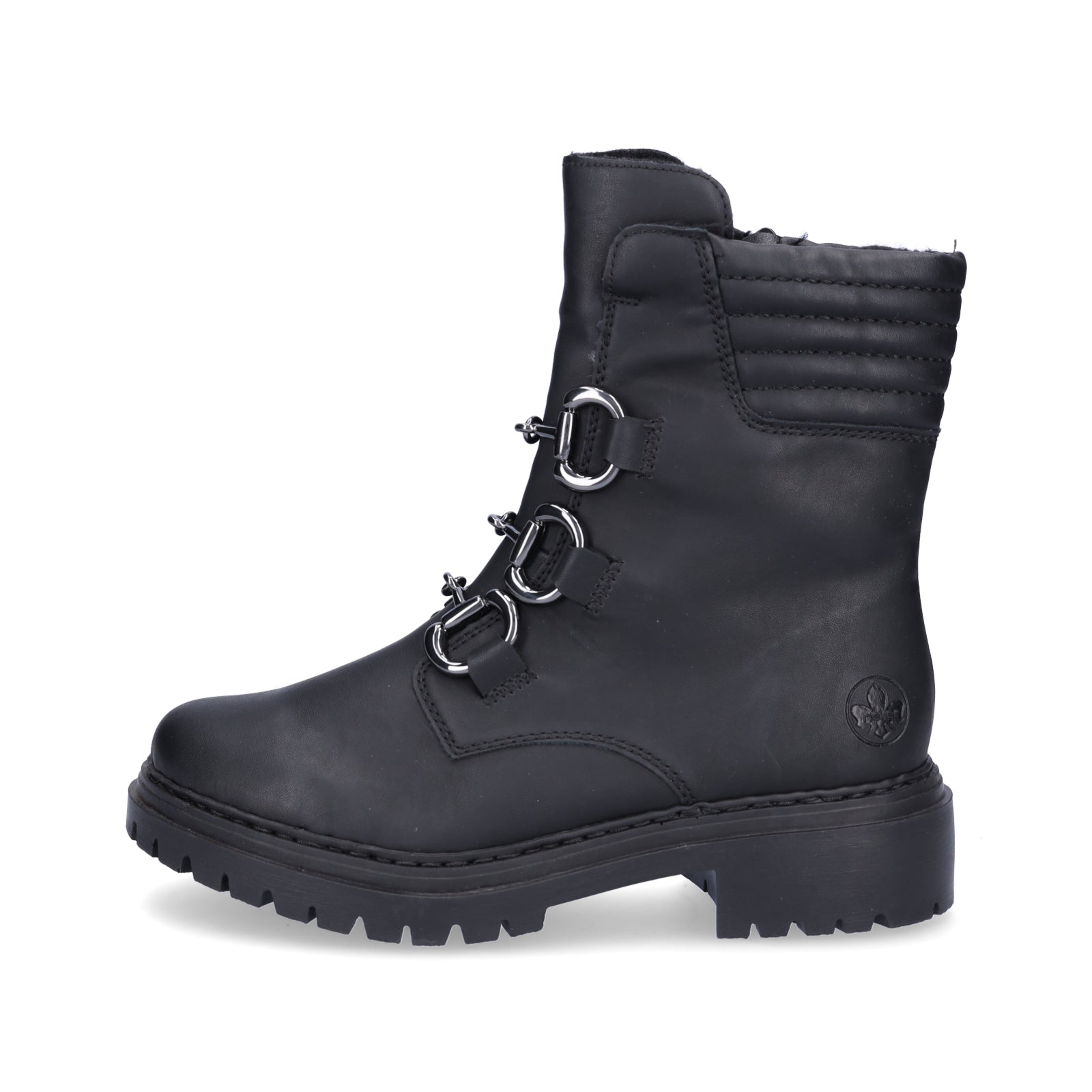 Rieker Damen Boot schwarz