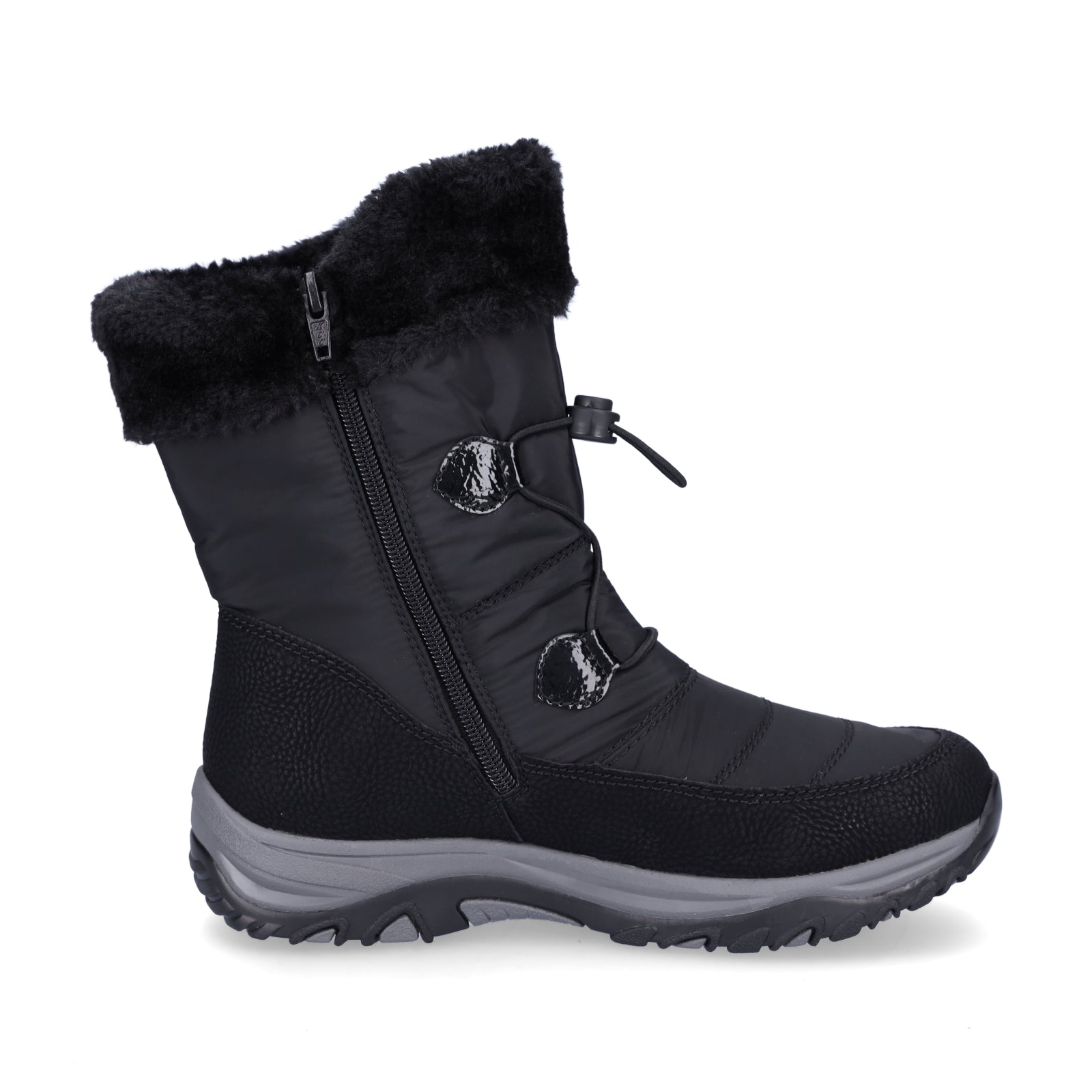 Rieker Damen Stiefel schwarz