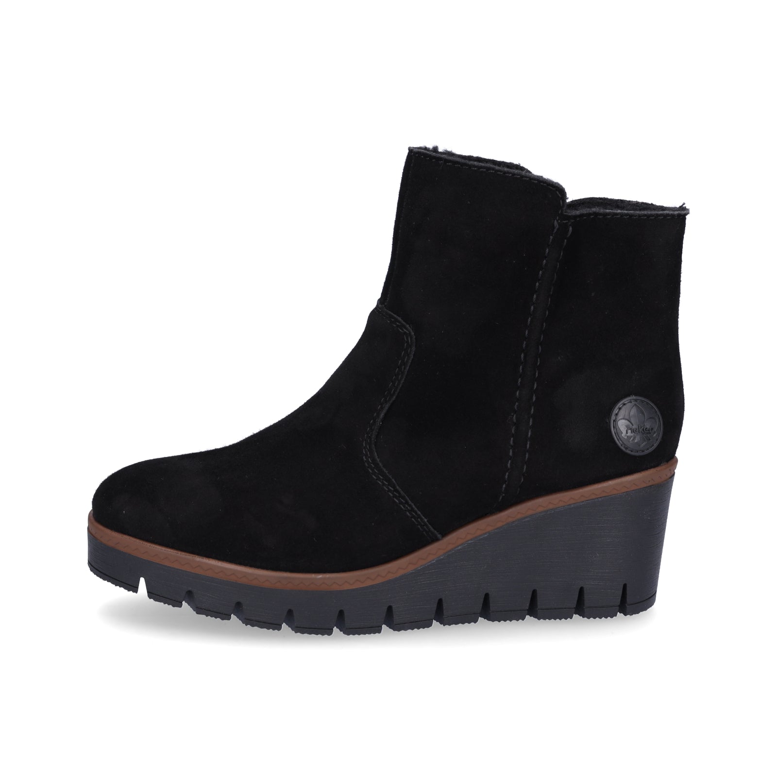 Rieker Damen Stiefelette schwarz