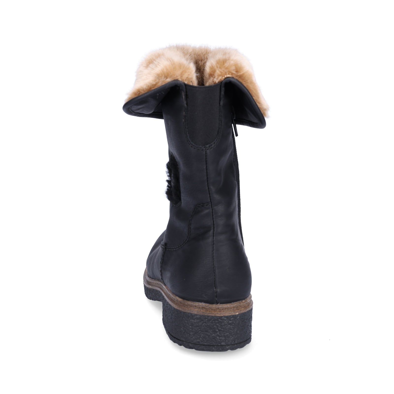 Rieker Damen Halbschaft Stiefel schwarz