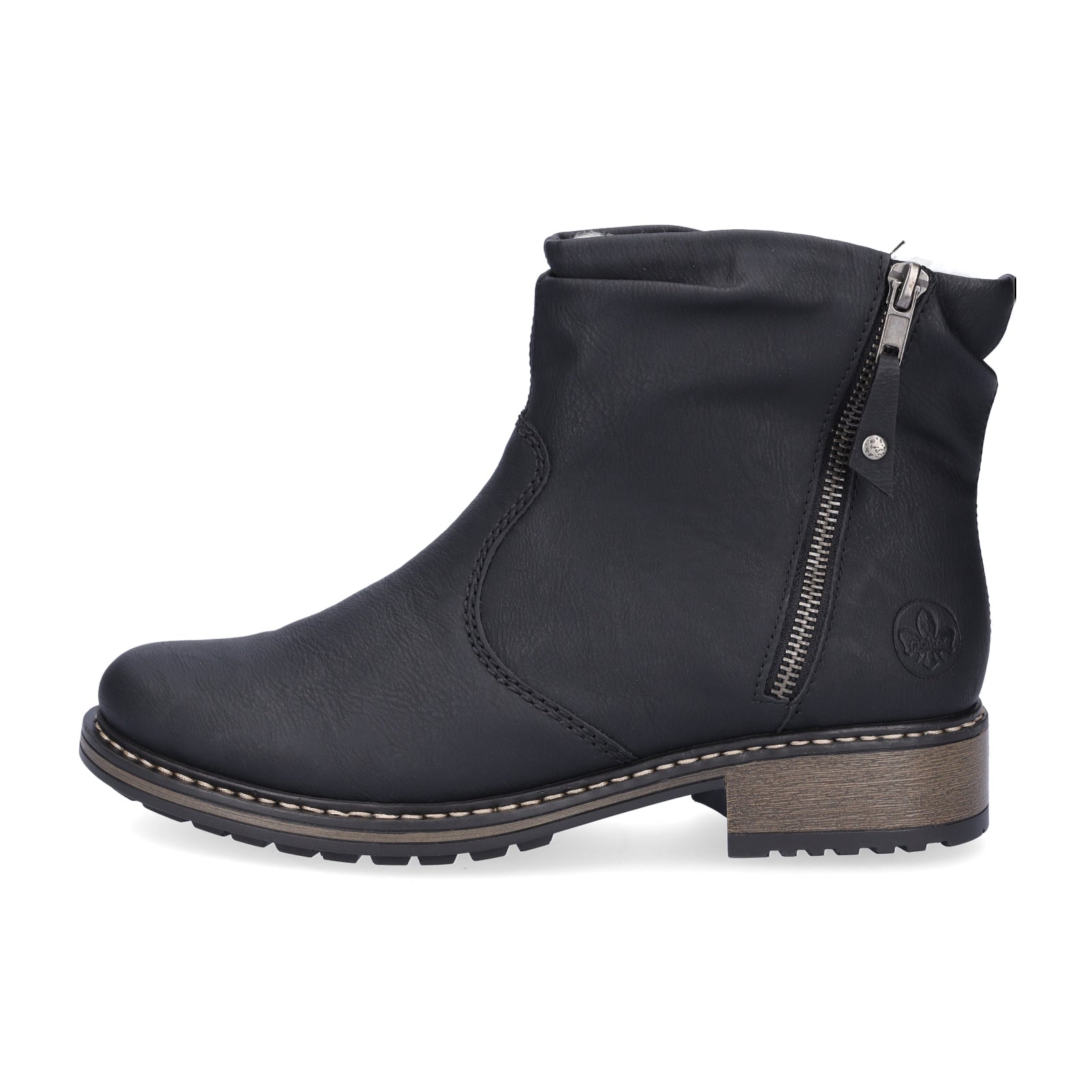 Rieker Damen Boot schwarz