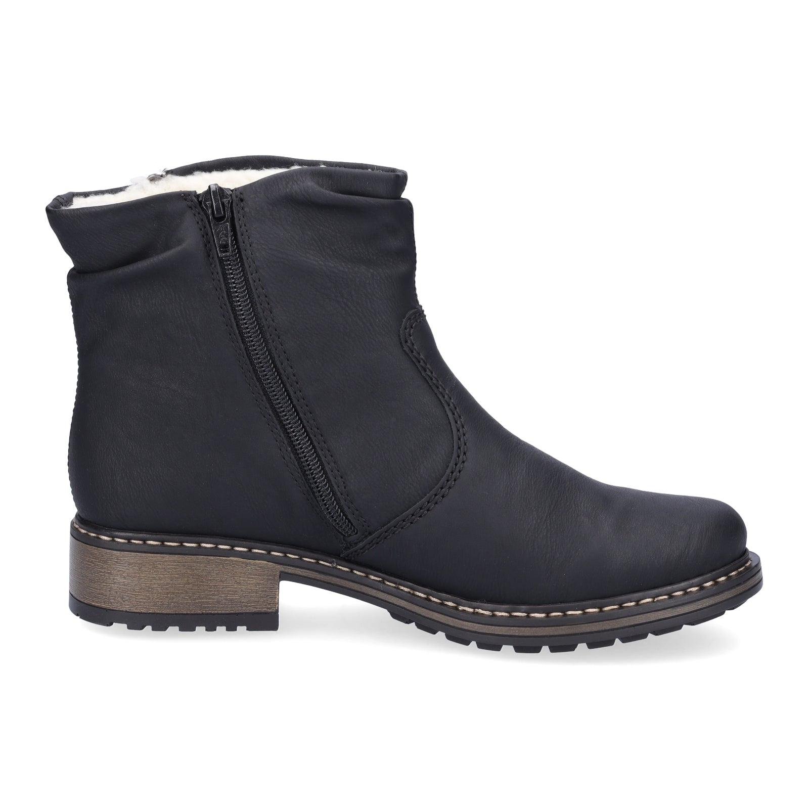 Rieker Damen Boot schwarz
