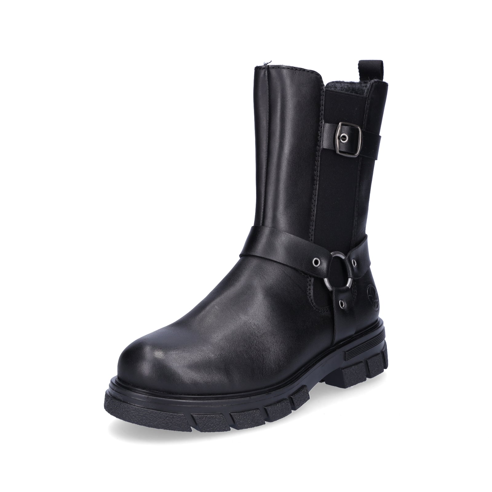 Rieker Damen Boot schwarz