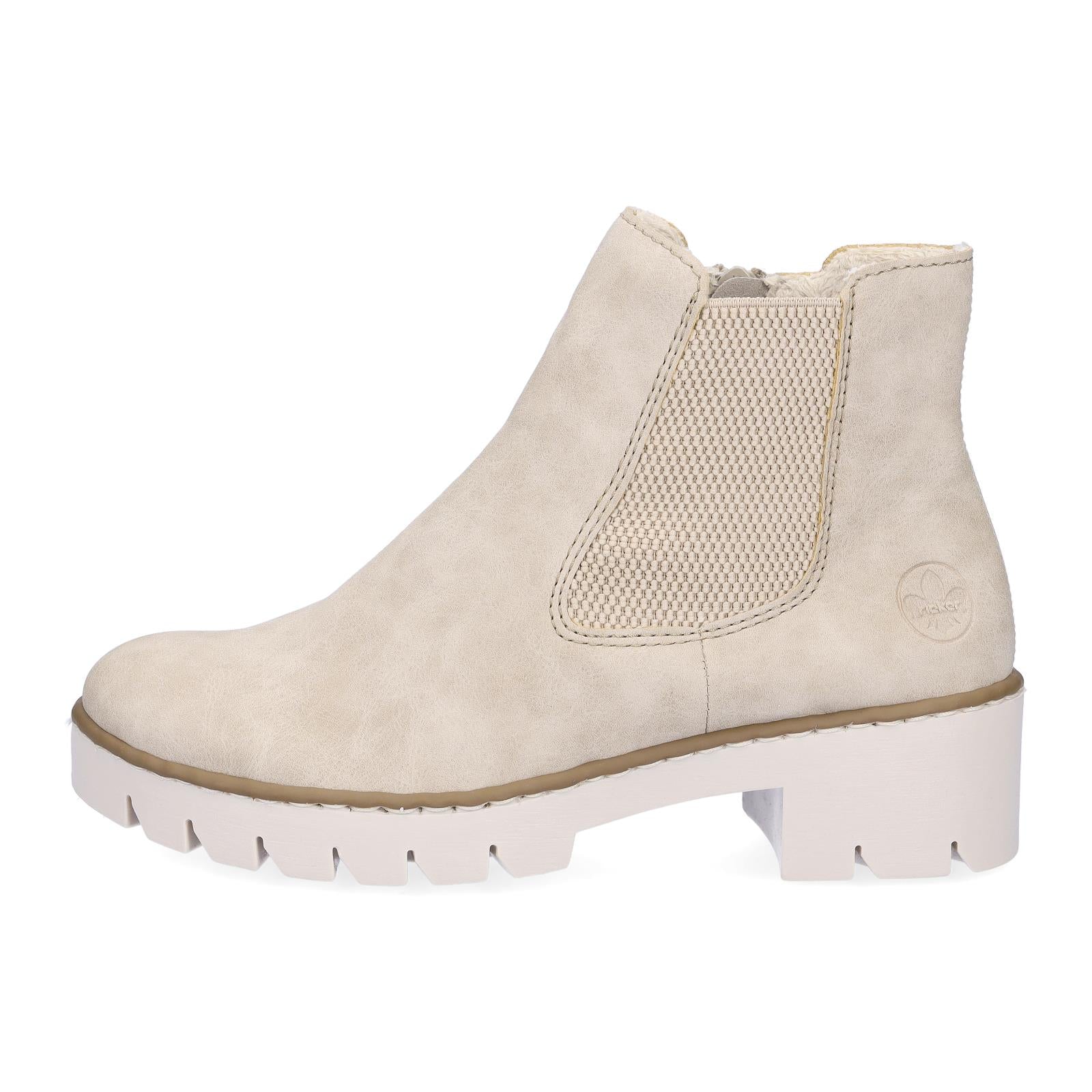 Rieker women's Chelsea boot beige