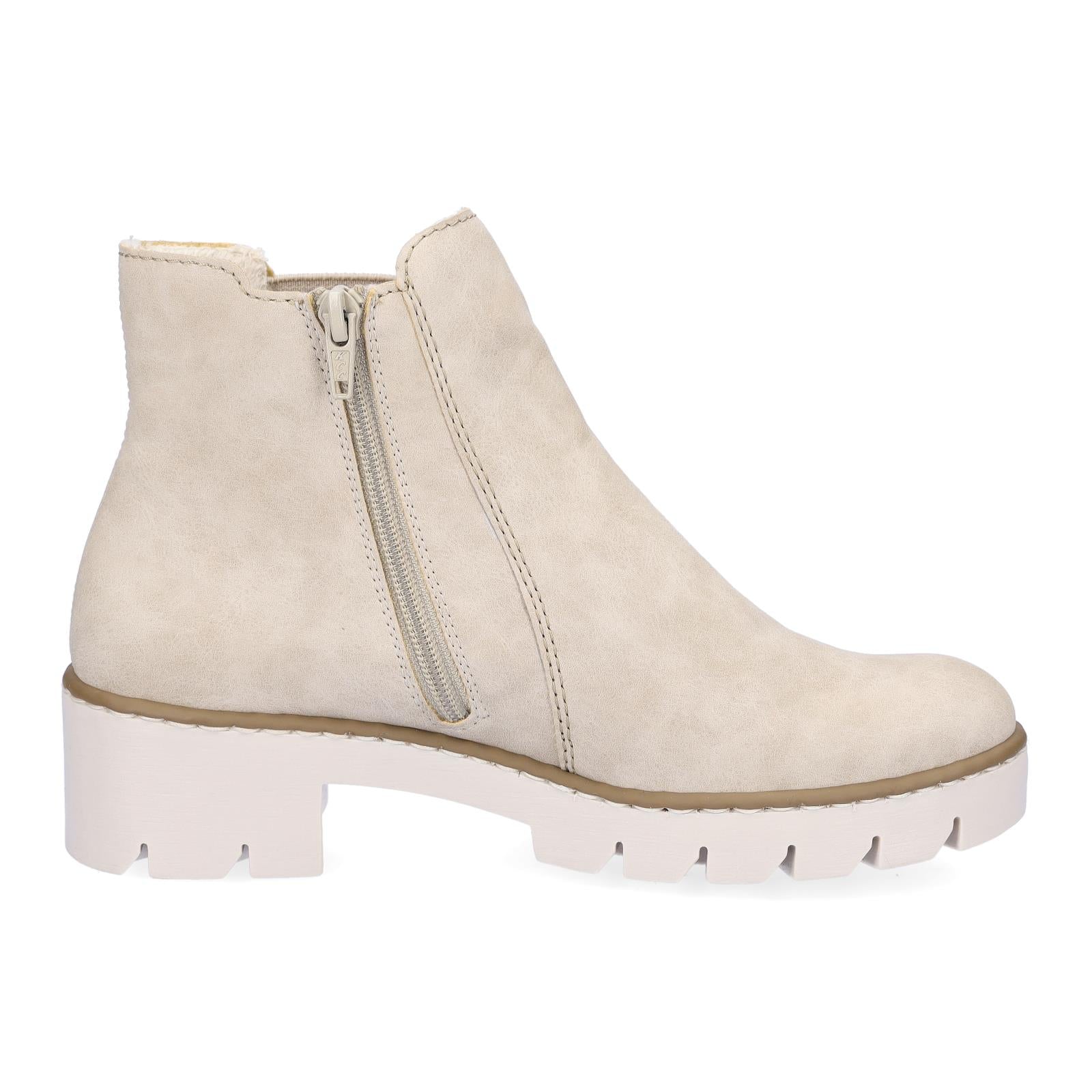 Rieker women's Chelsea boot beige