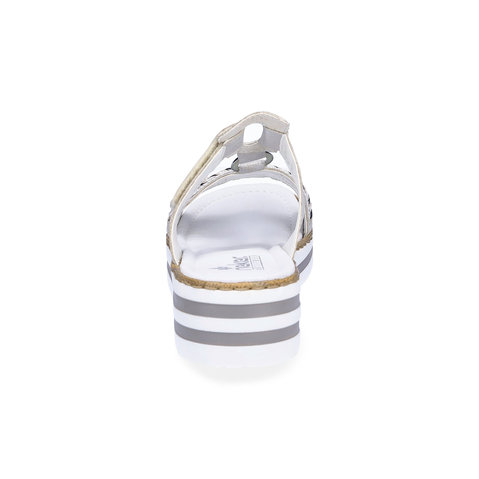 Rieker Damen Pantolette silber