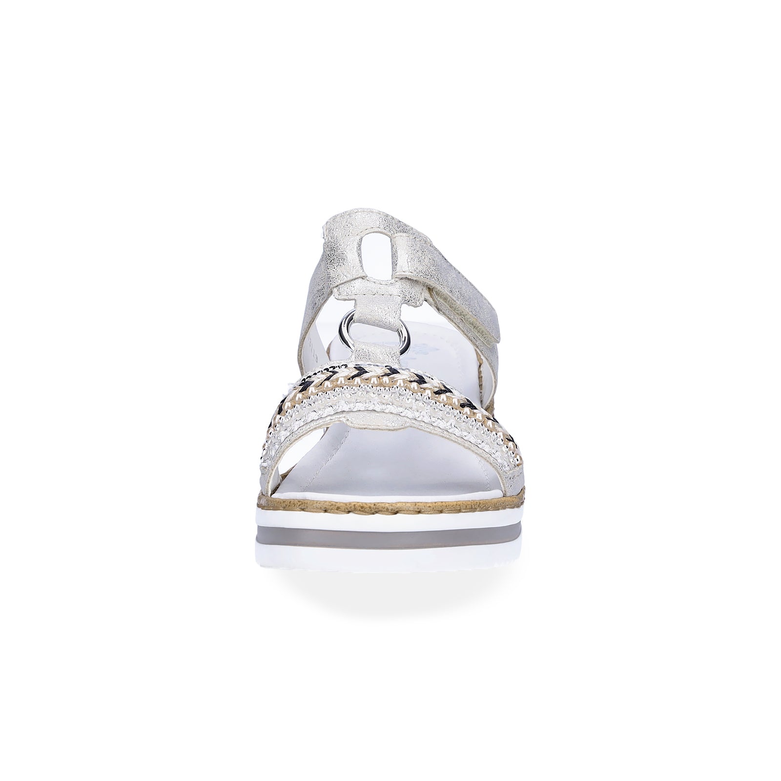 Rieker Damen Pantolette silber