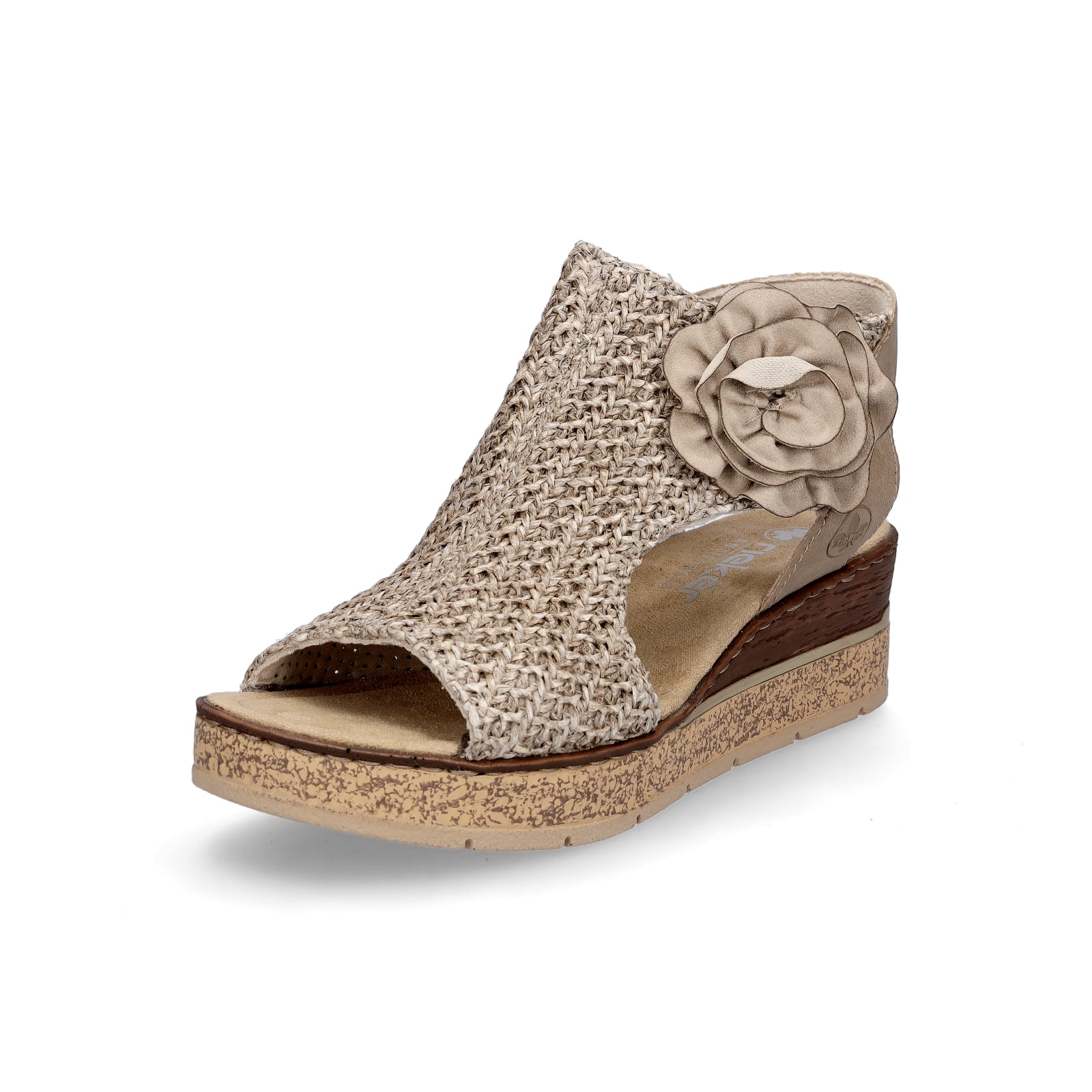 Rieker Damen Sandale beige