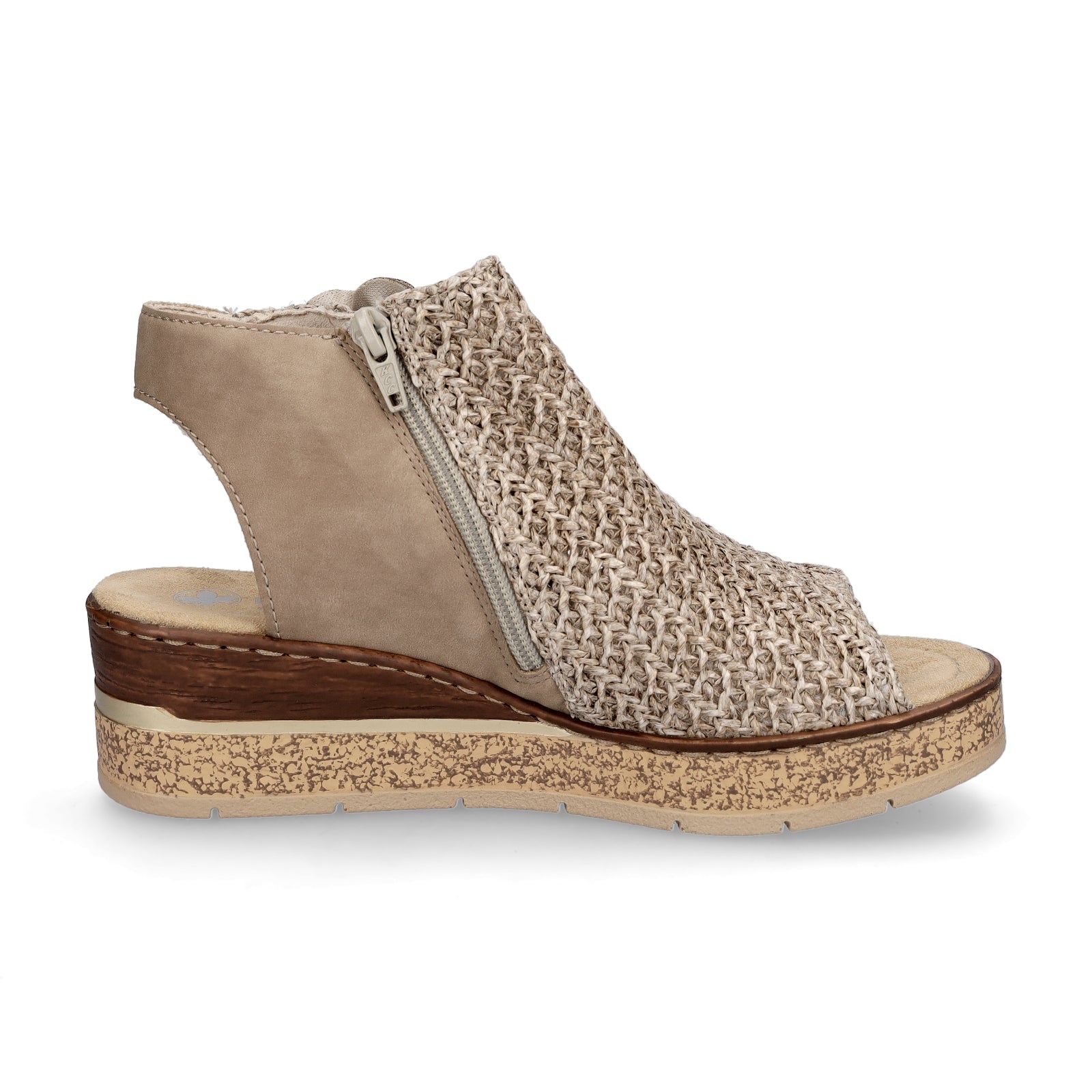 Rieker Damen Sandale beige
