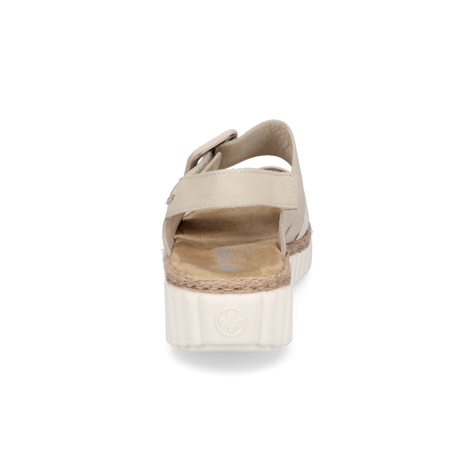 Rieker Damen Sandale beige gold