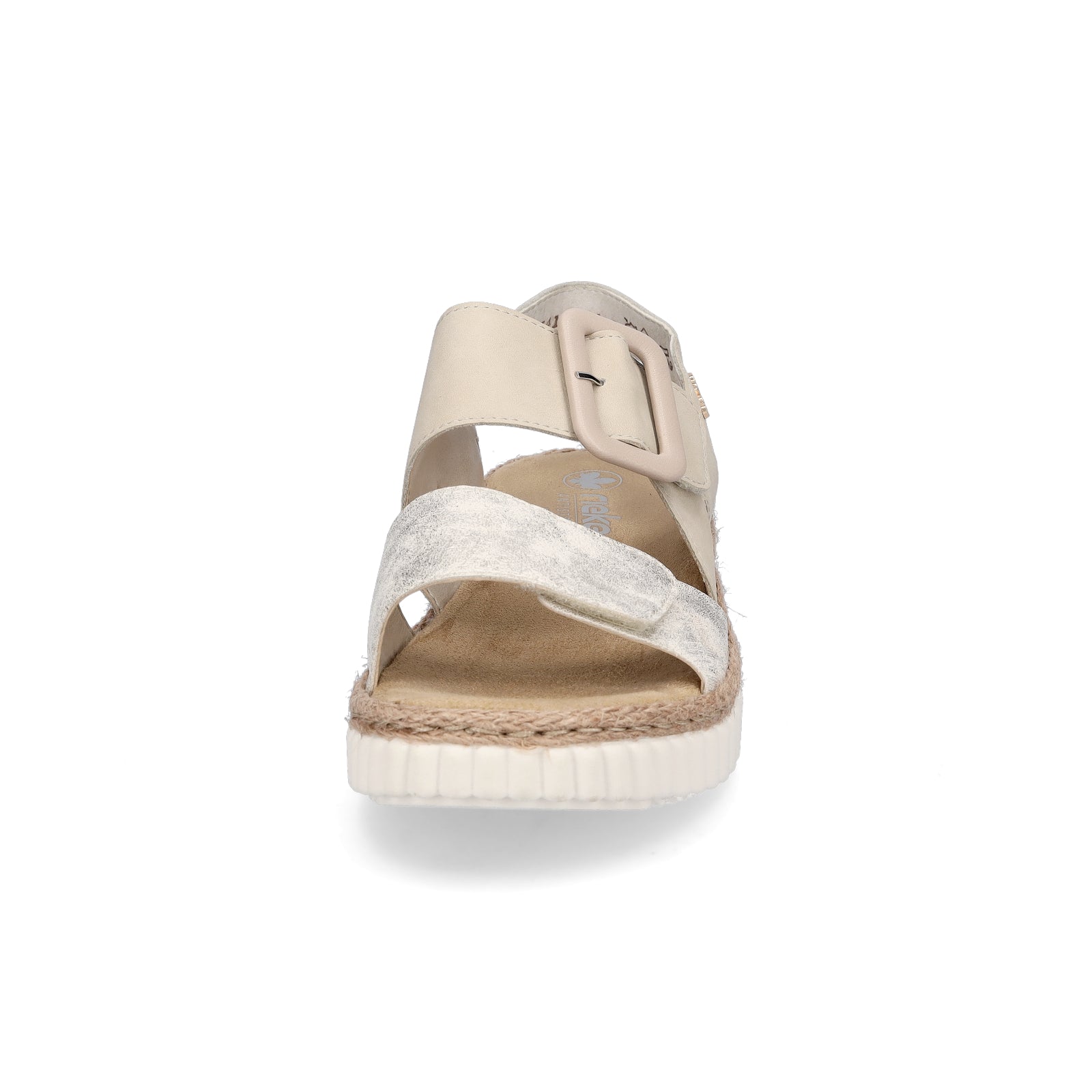 Rieker Damen Sandale beige gold