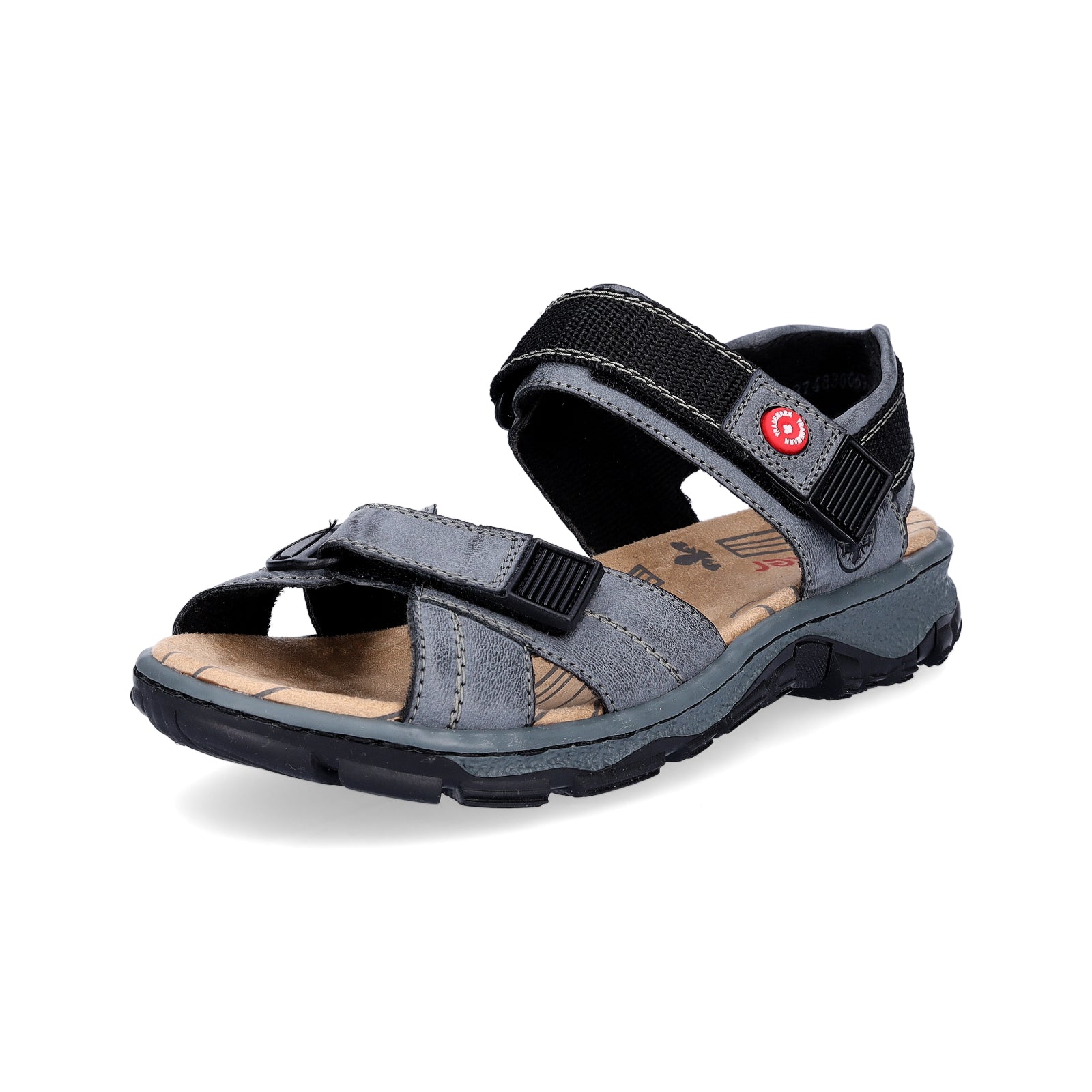 Rieker women's trekking sandal blue