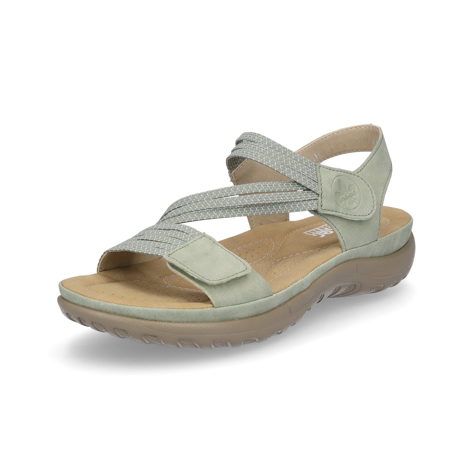 Rieker women's trekking sandal mint