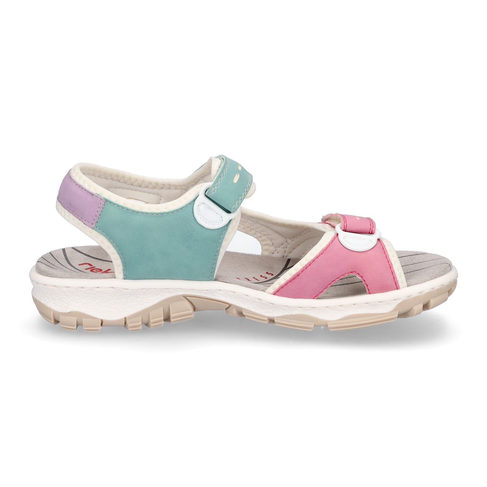 Rieker women's sandal multi rainbow