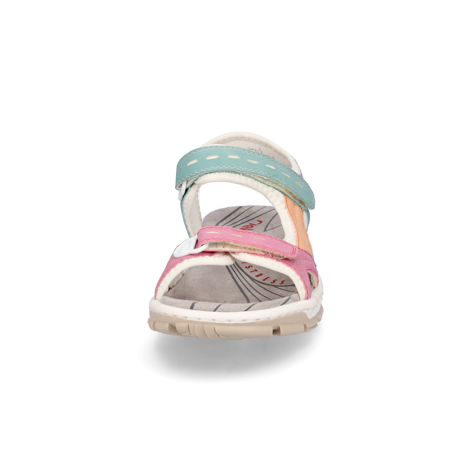 Rieker women's sandal multi rainbow