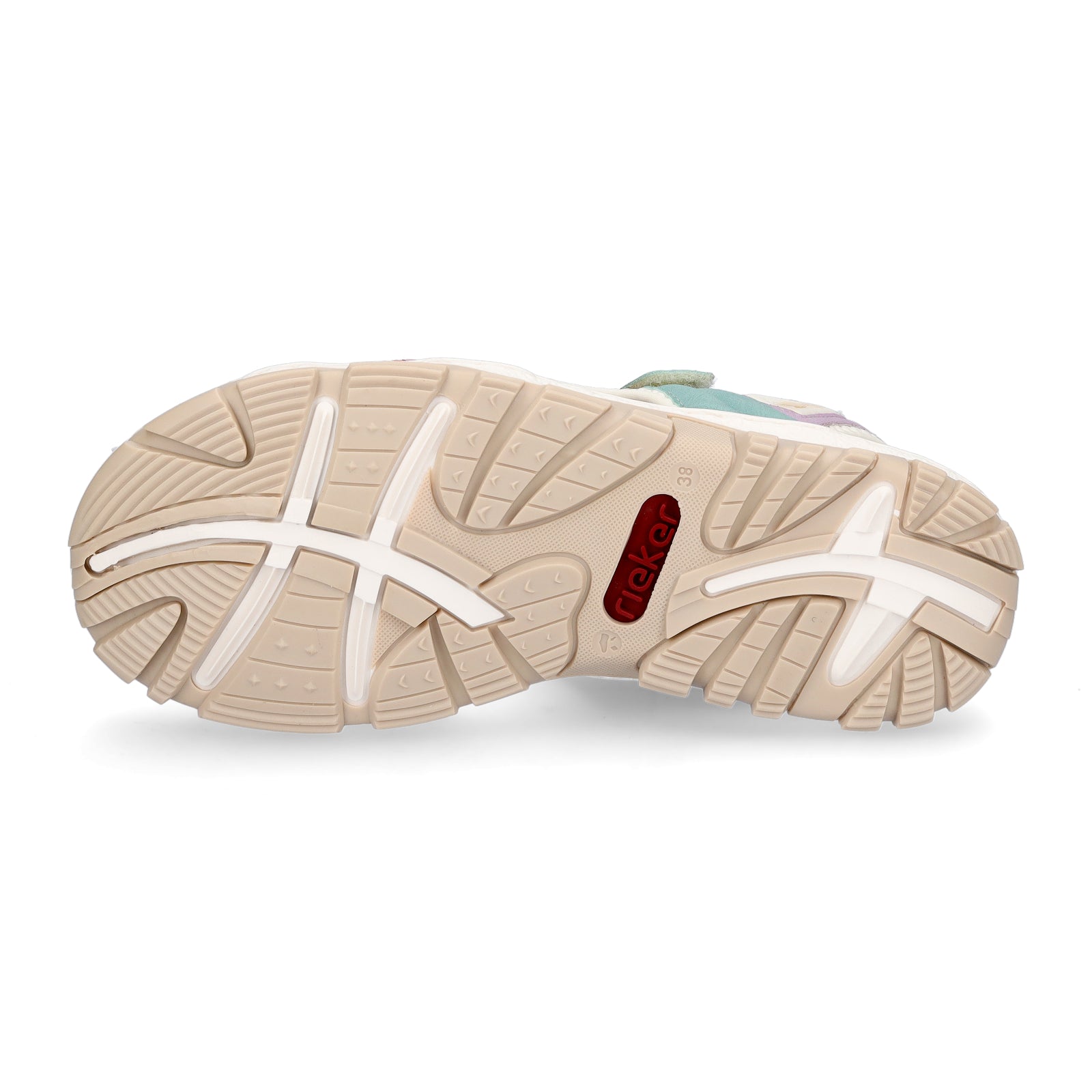 Rieker women's sandal multi rainbow
