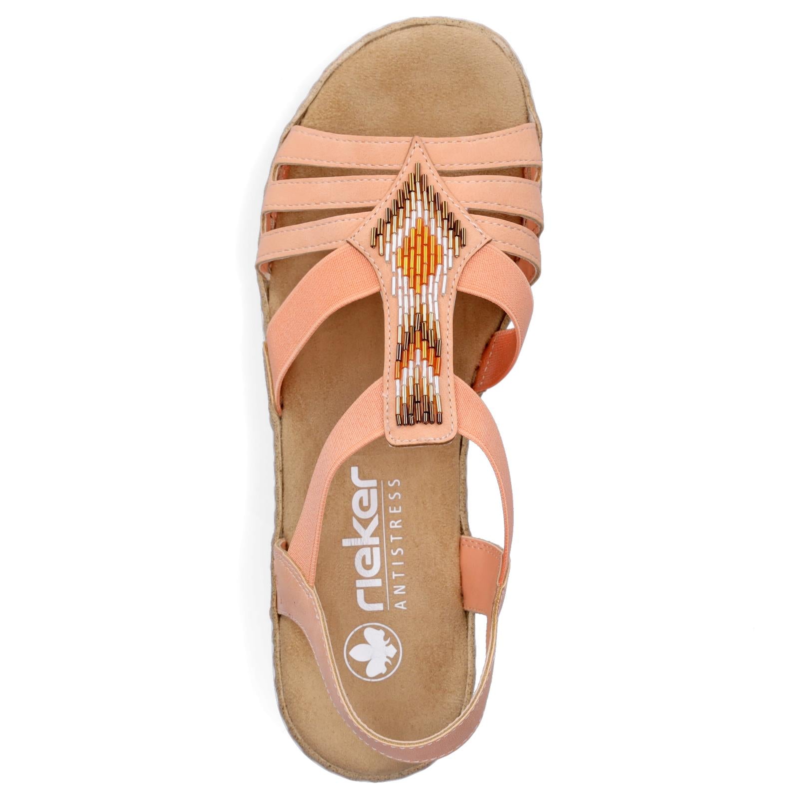 Rieker women's sandal apricot