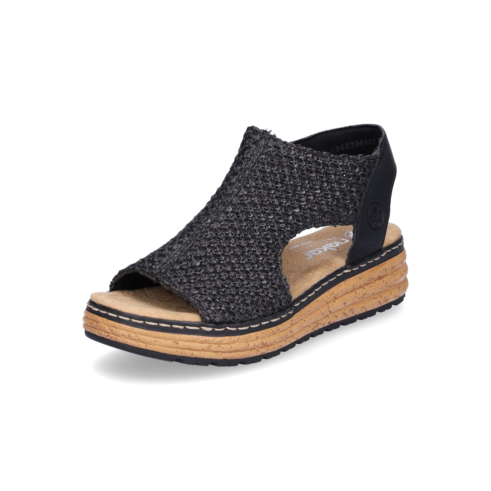 Rieker Damen Sandale schwarz
