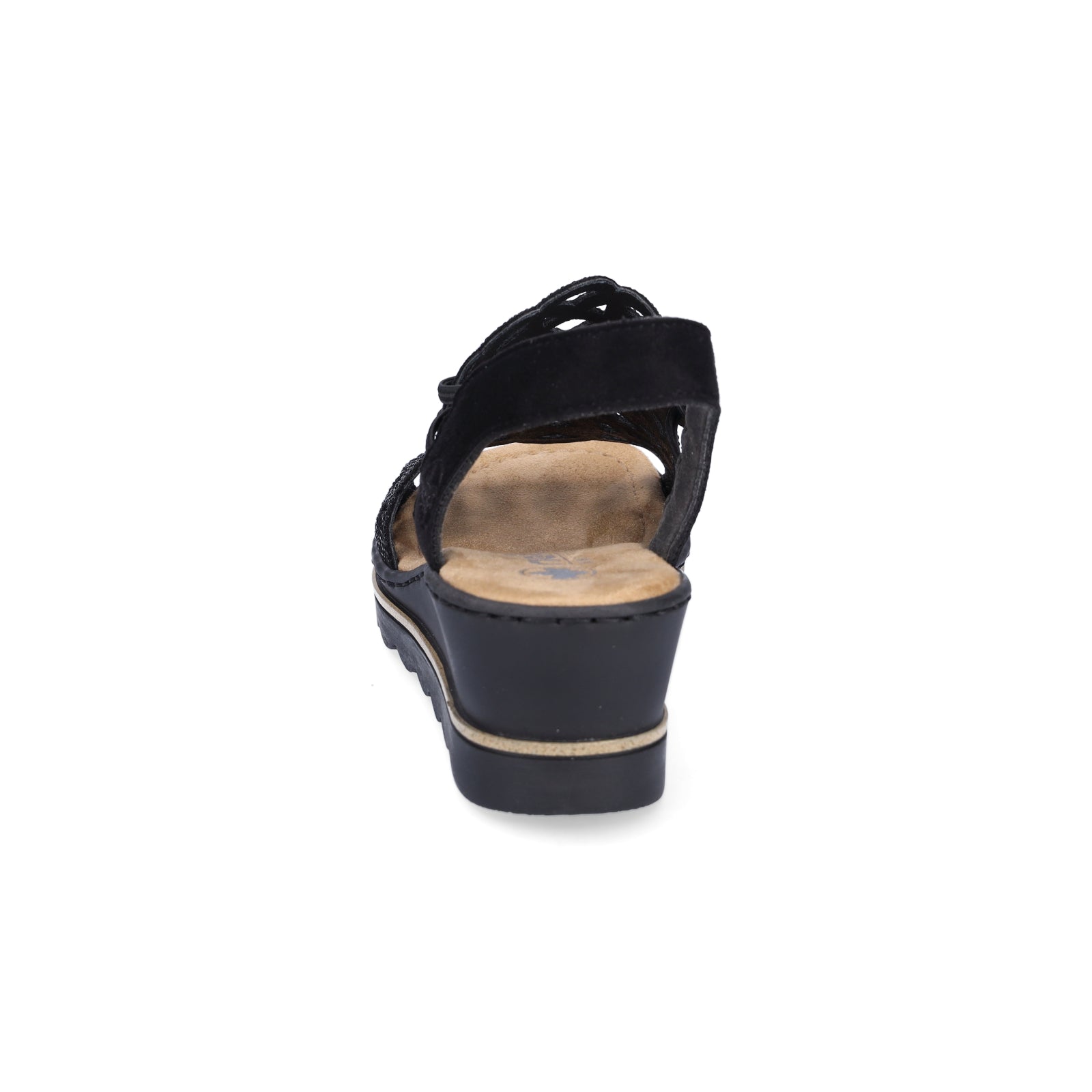 Rieker Damen Sandale schwarz