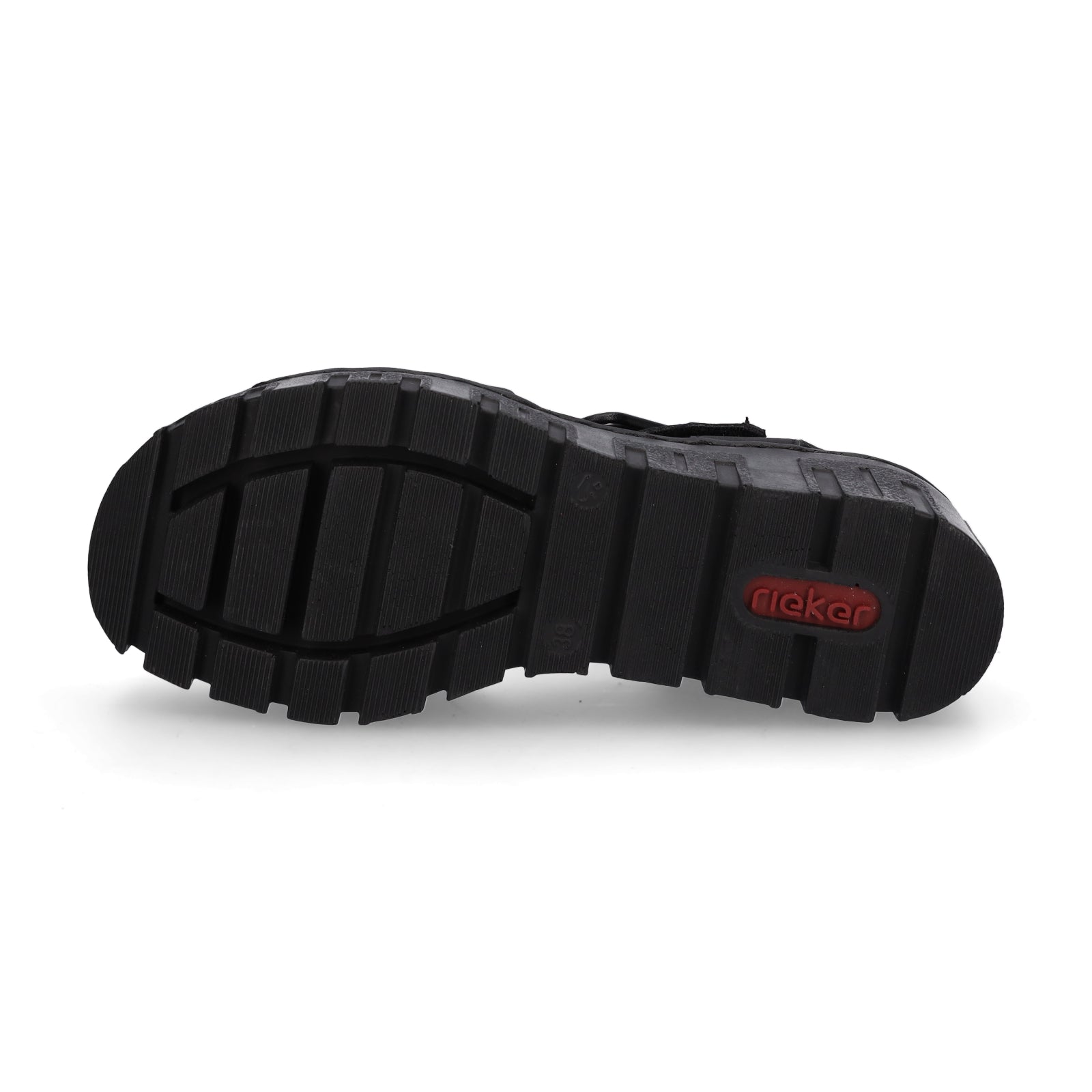 Rieker Damen Sandalette schwarz