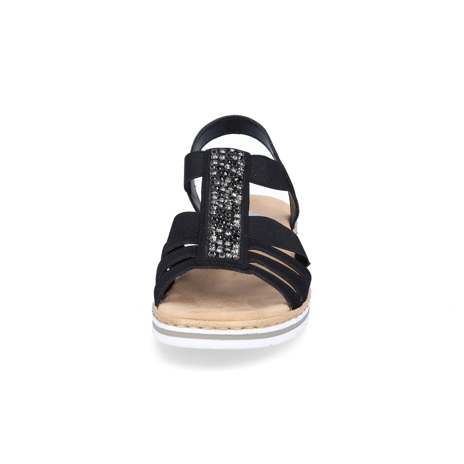 Rieker women's sandals black