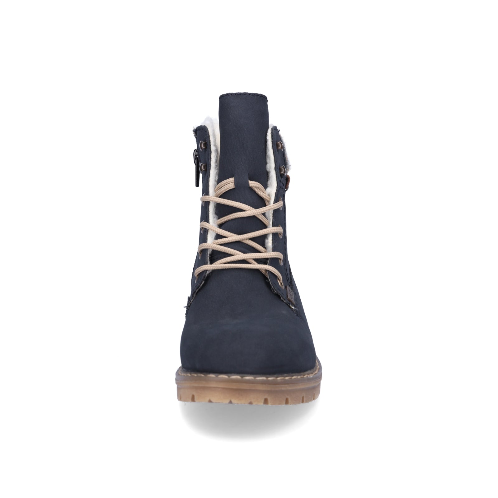 Rieker women's lace-up boot blue