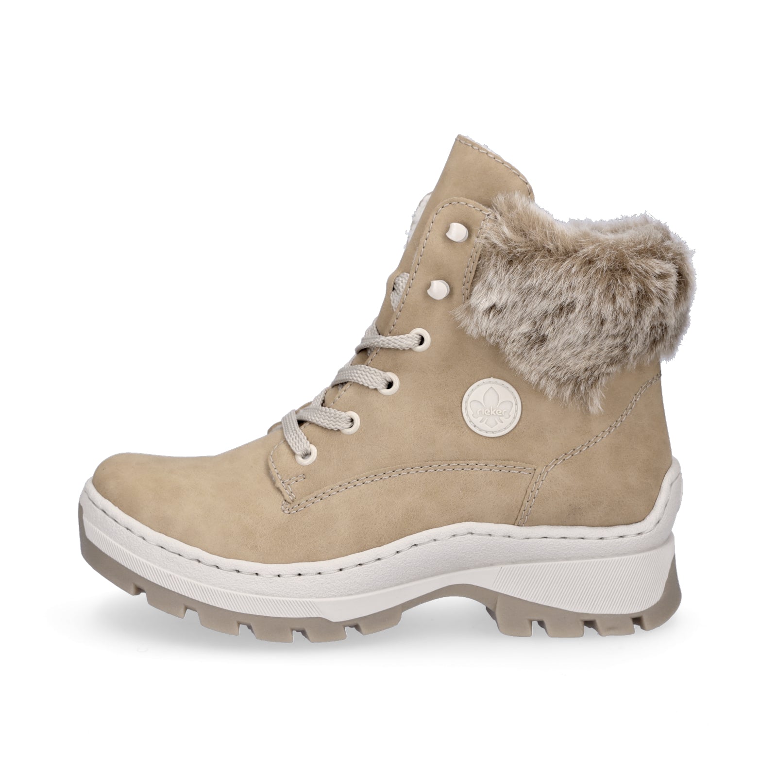 Rieker women's lace-up boot brown