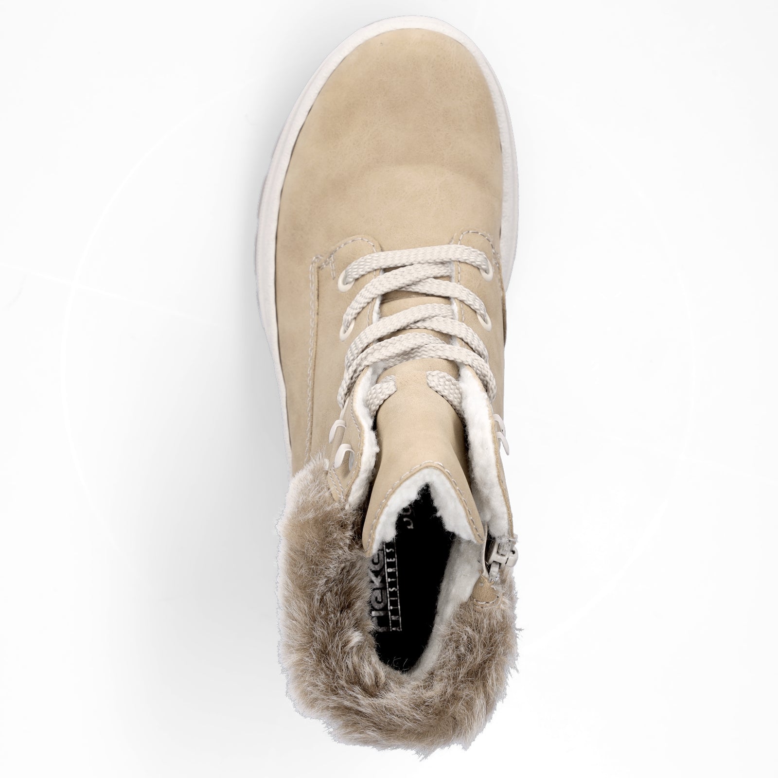 Rieker women's lace-up boot brown