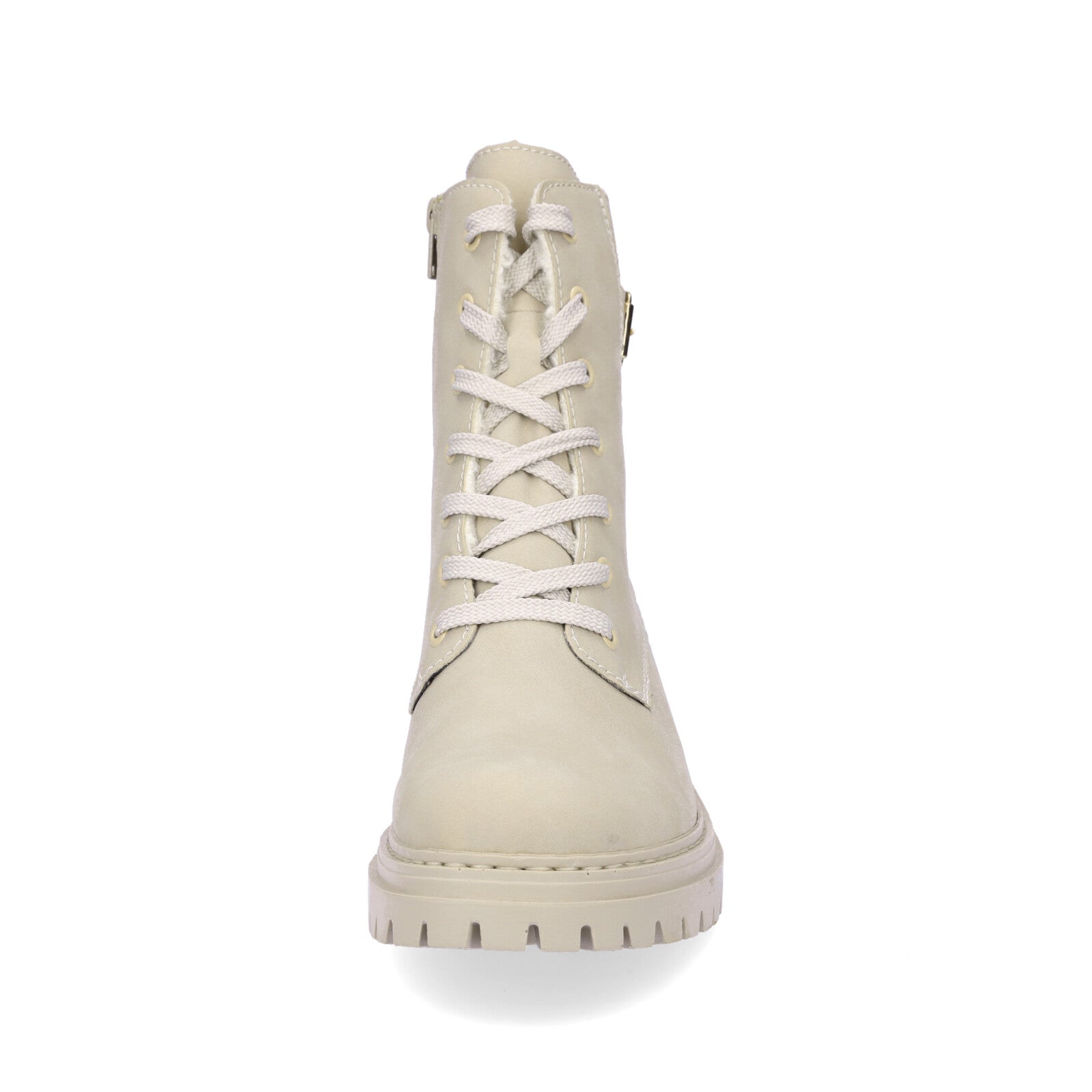 Rieker women's lace-up boot beige