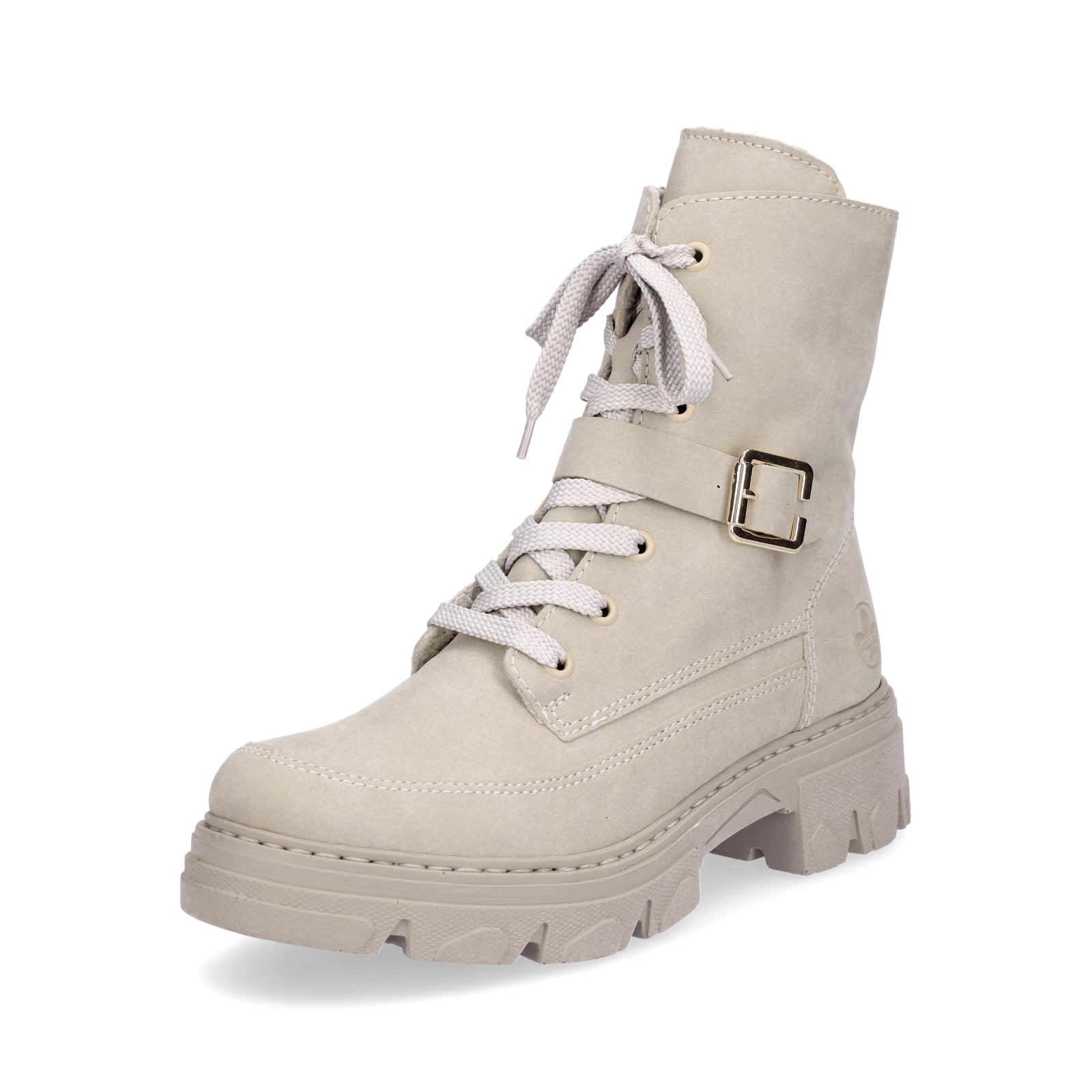 Rieker Damen Schnürboot beige