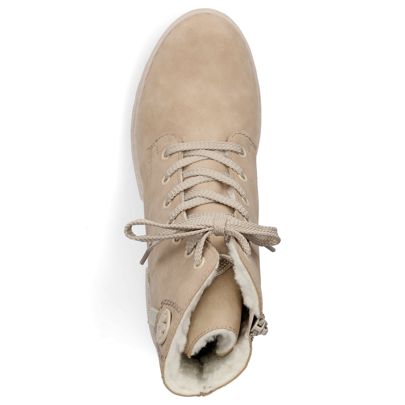 Rieker Damen Schnürboot beige