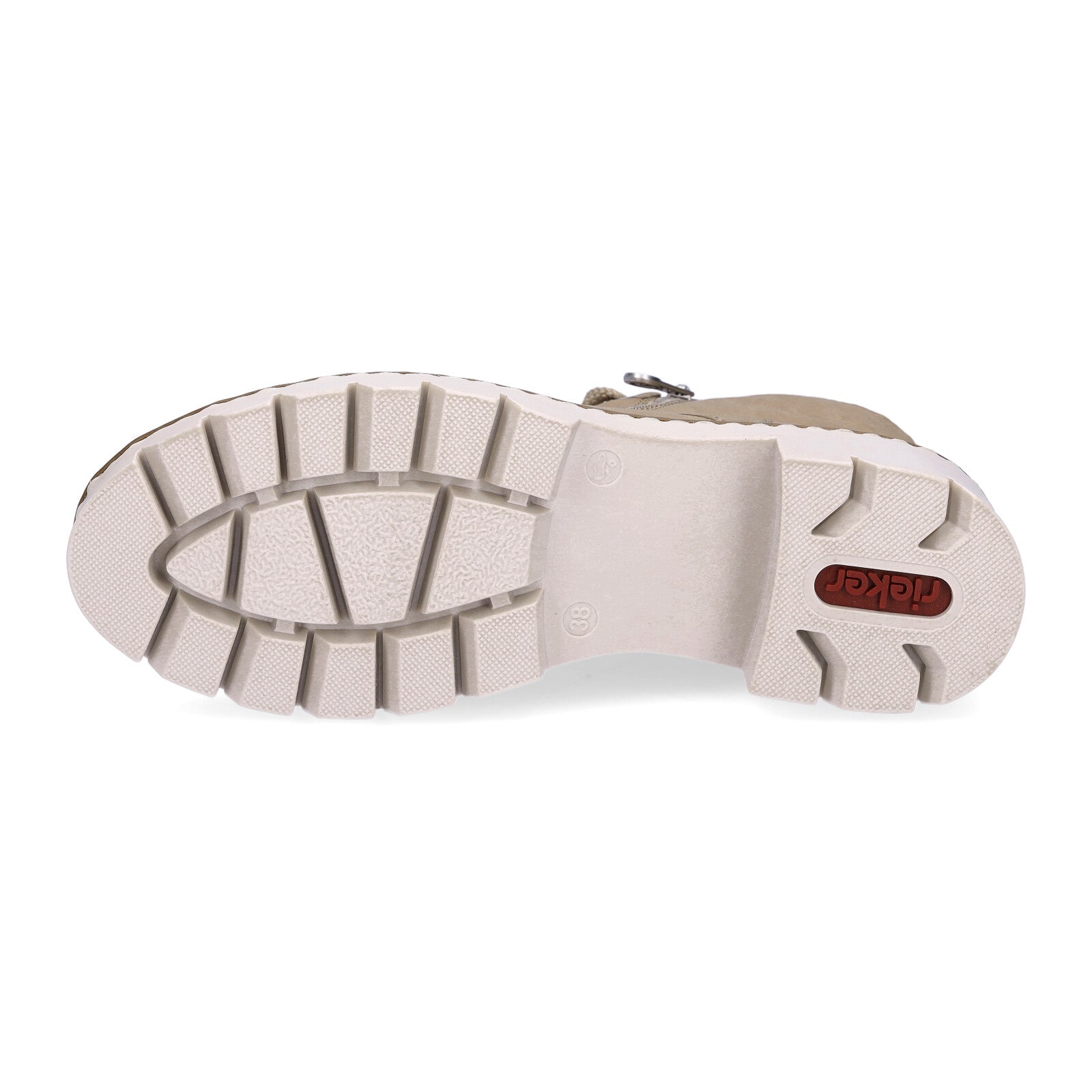 Rieker women's lace-up boot beige