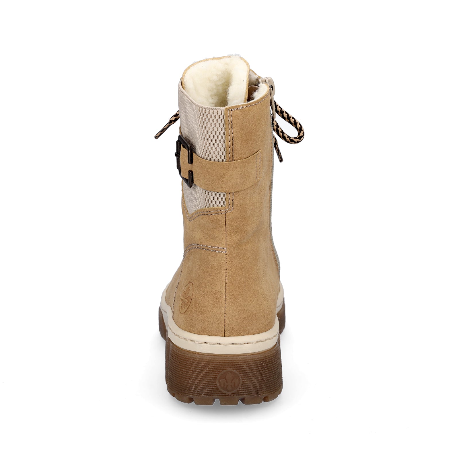 Rieker Damen Schnürboot beige