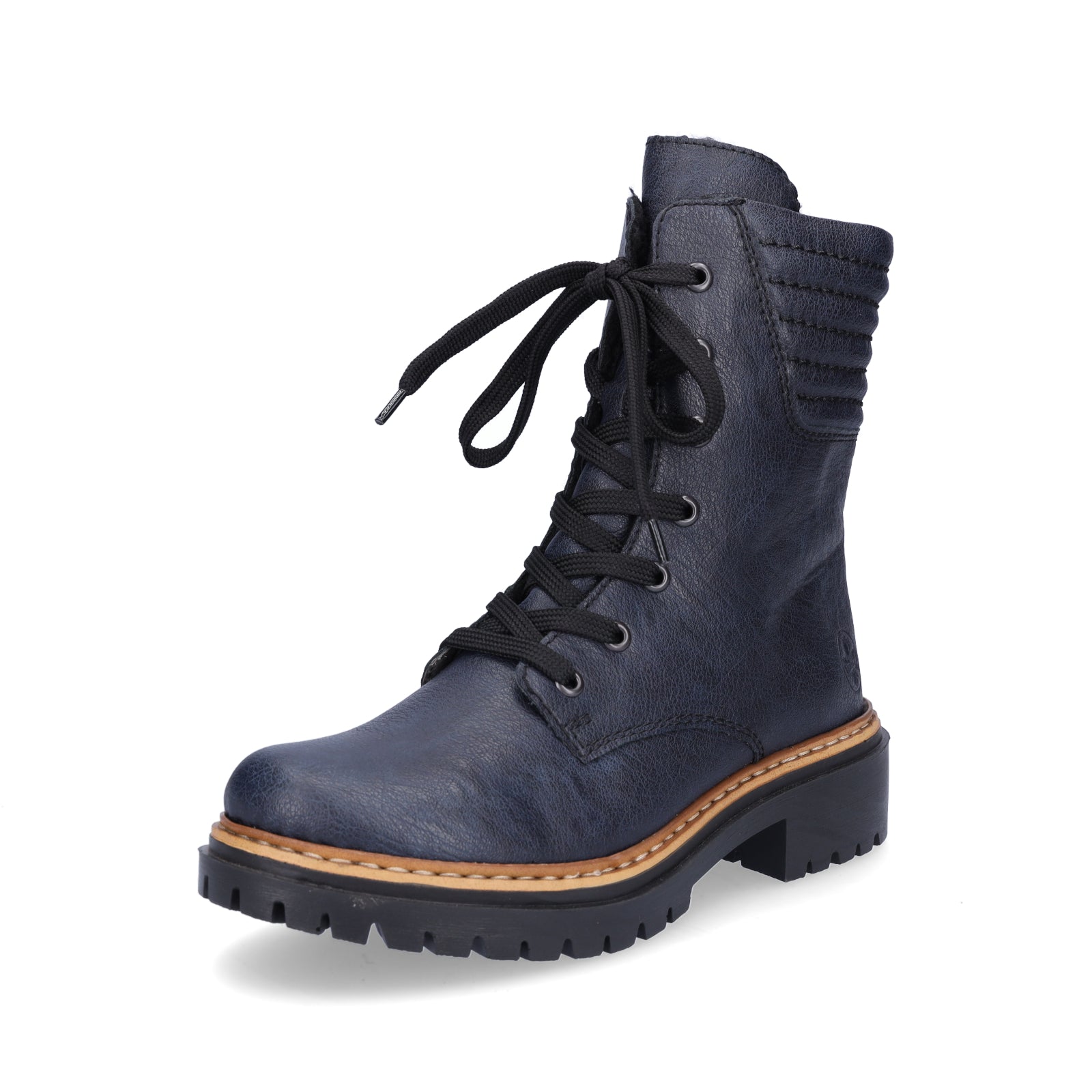 Rieker Damen Schnürboot blau