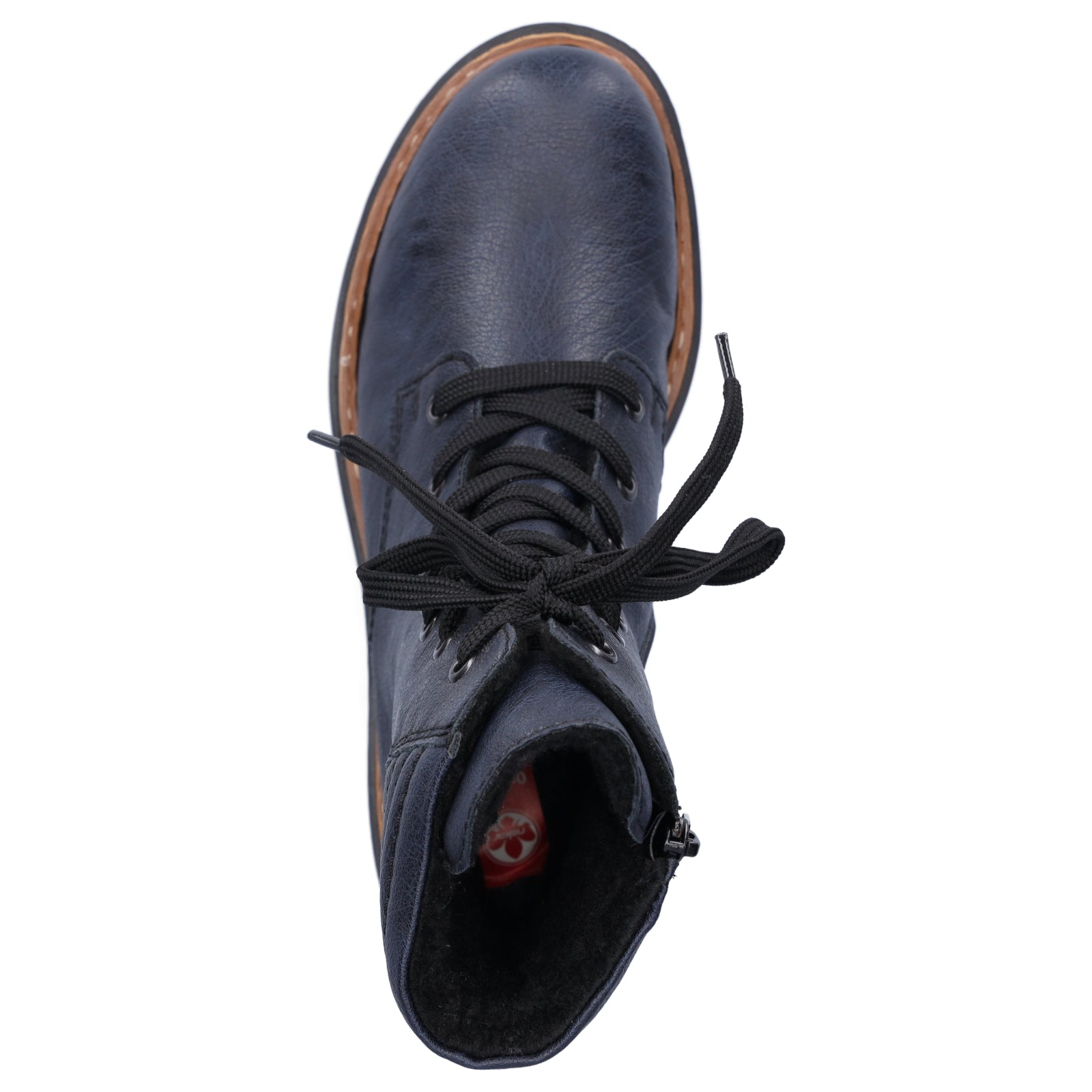 Rieker Damen Schnürboot blau