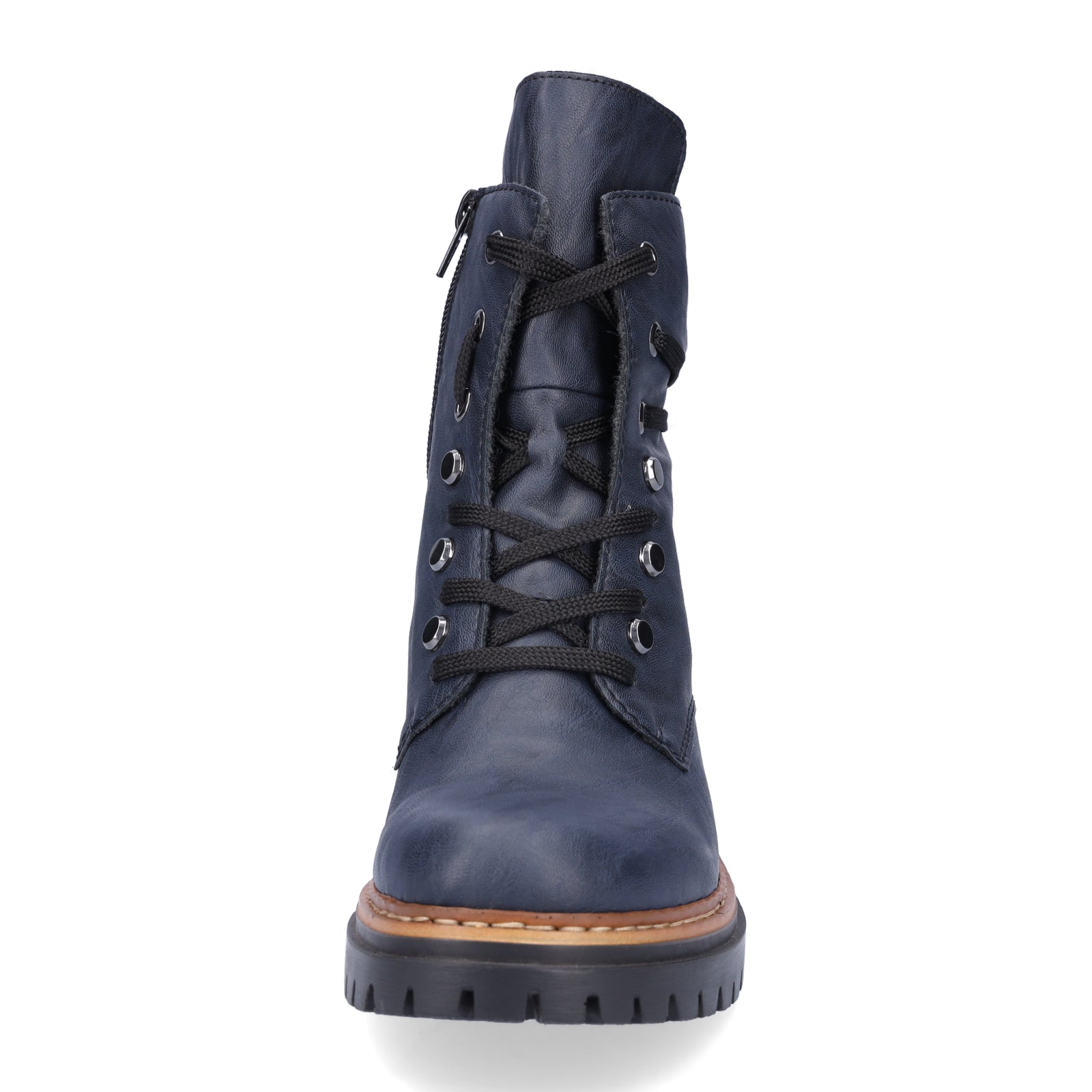 Rieker women's lace-up boot blue