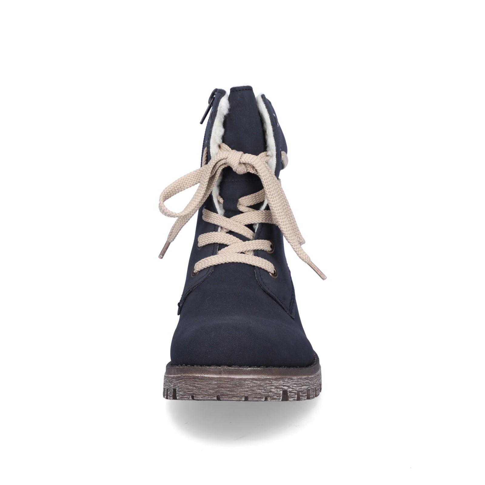 Rieker Damen Schnürboot blau