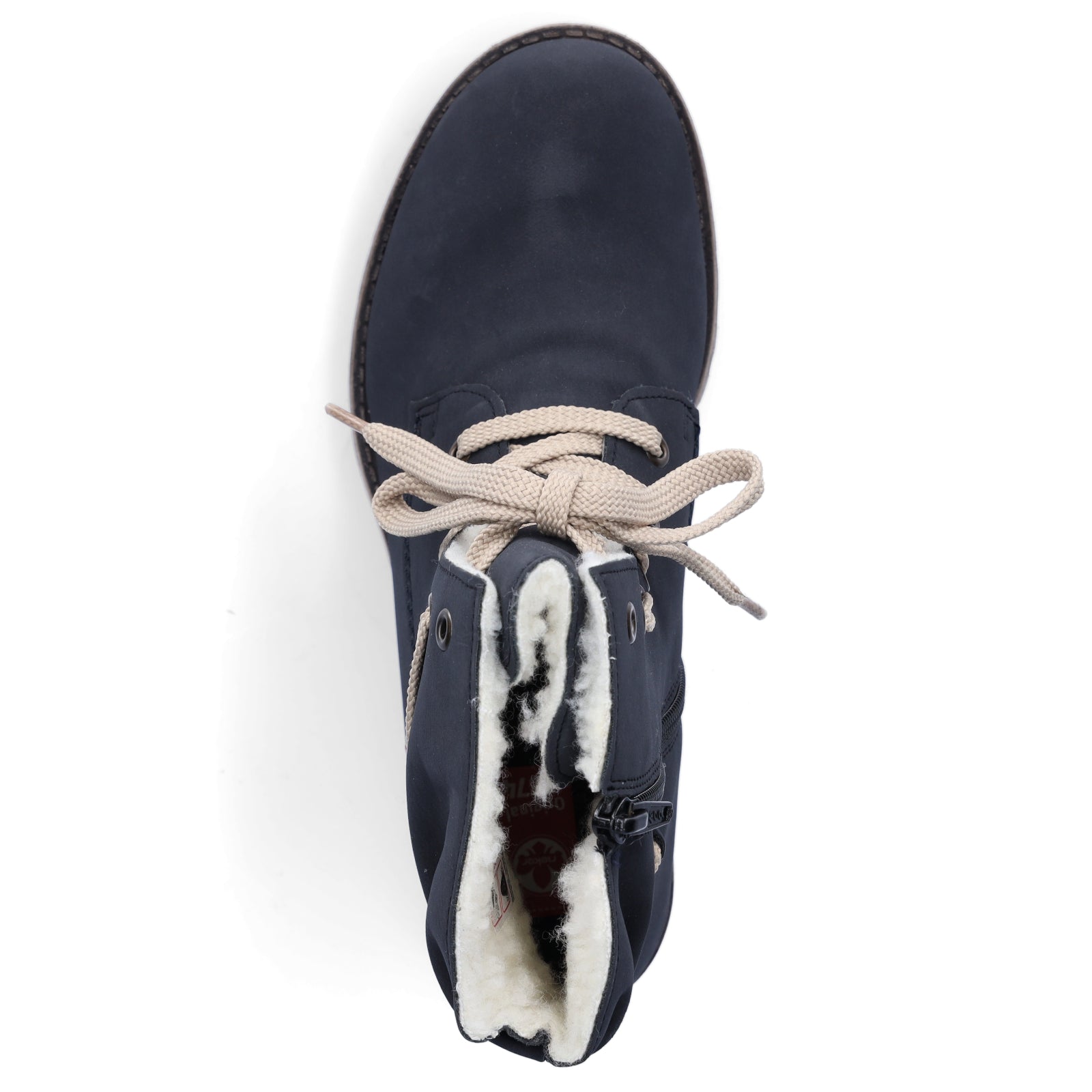 Rieker Damen Schnürboot blau