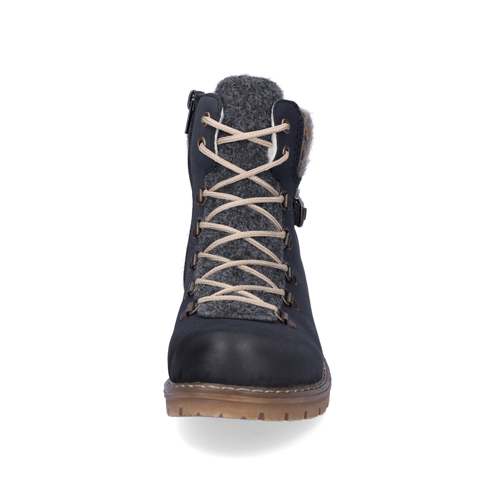 Rieker women's lace-up boot blue